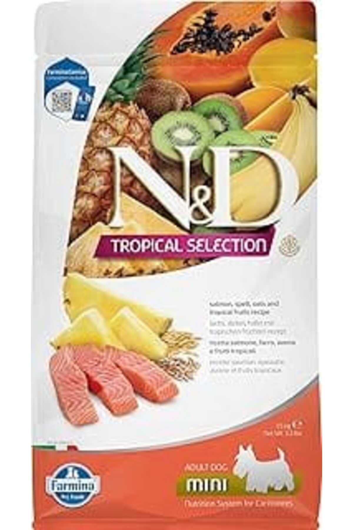 Mu Art Nd Tropical Selection Somonlu Ve Tropikal Meyveli Mini Irk Yetişkin Köpek Maması 1,5 Kg