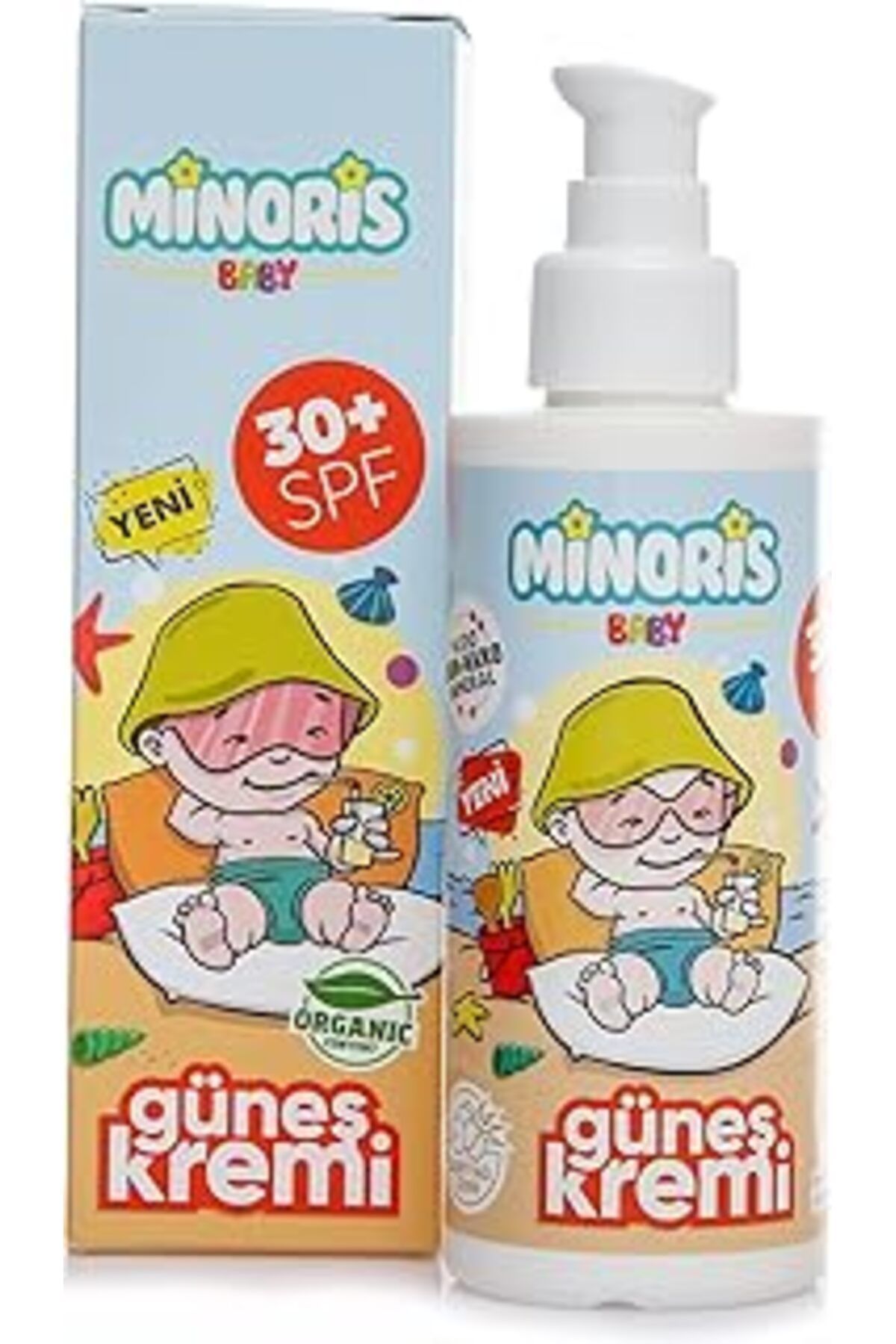Mu Art Baby Organik Güneş Koruyucu Sprey Krem 30 Spf 150Ml 8682397051357