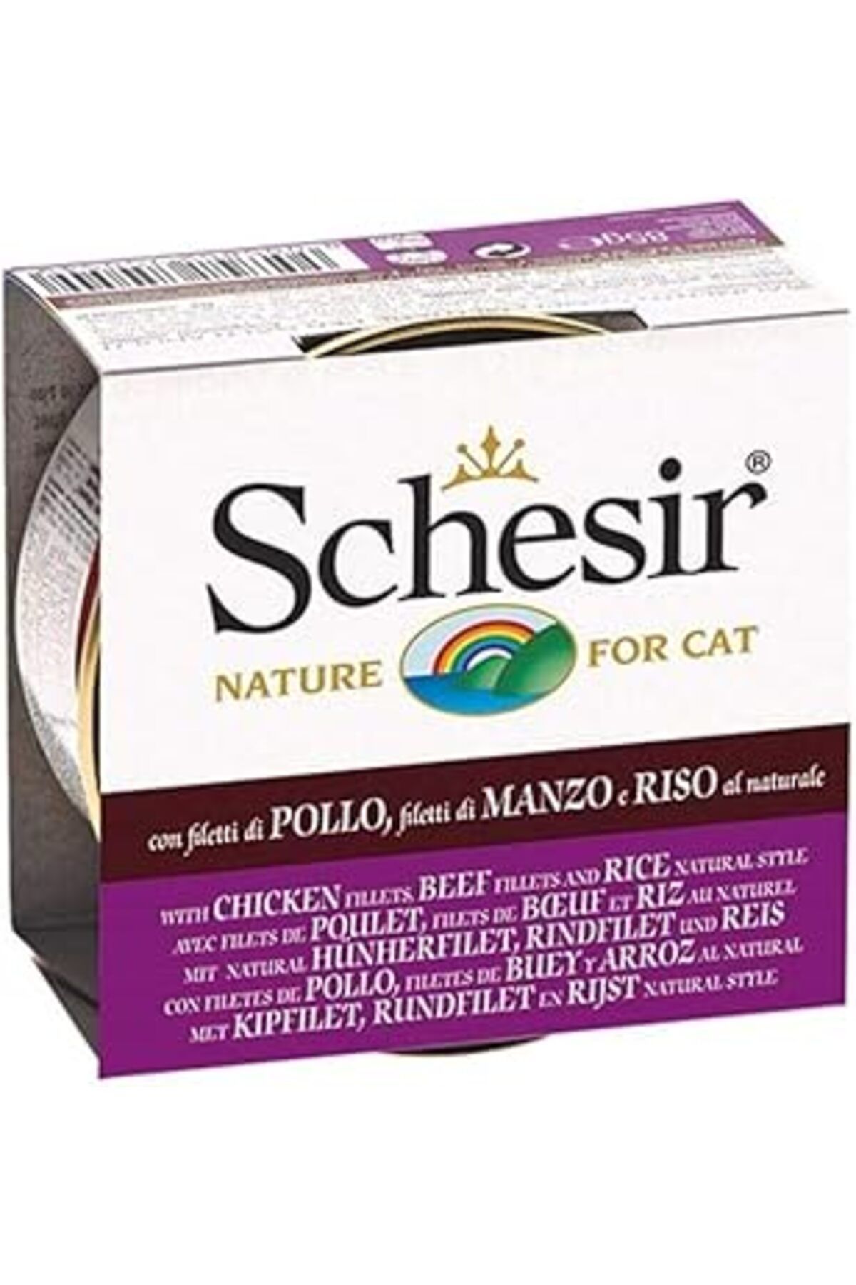 karadağsb Schesir Yetişkin Kedi Konservesi 85 Gr Sığır + Tavuk Etli