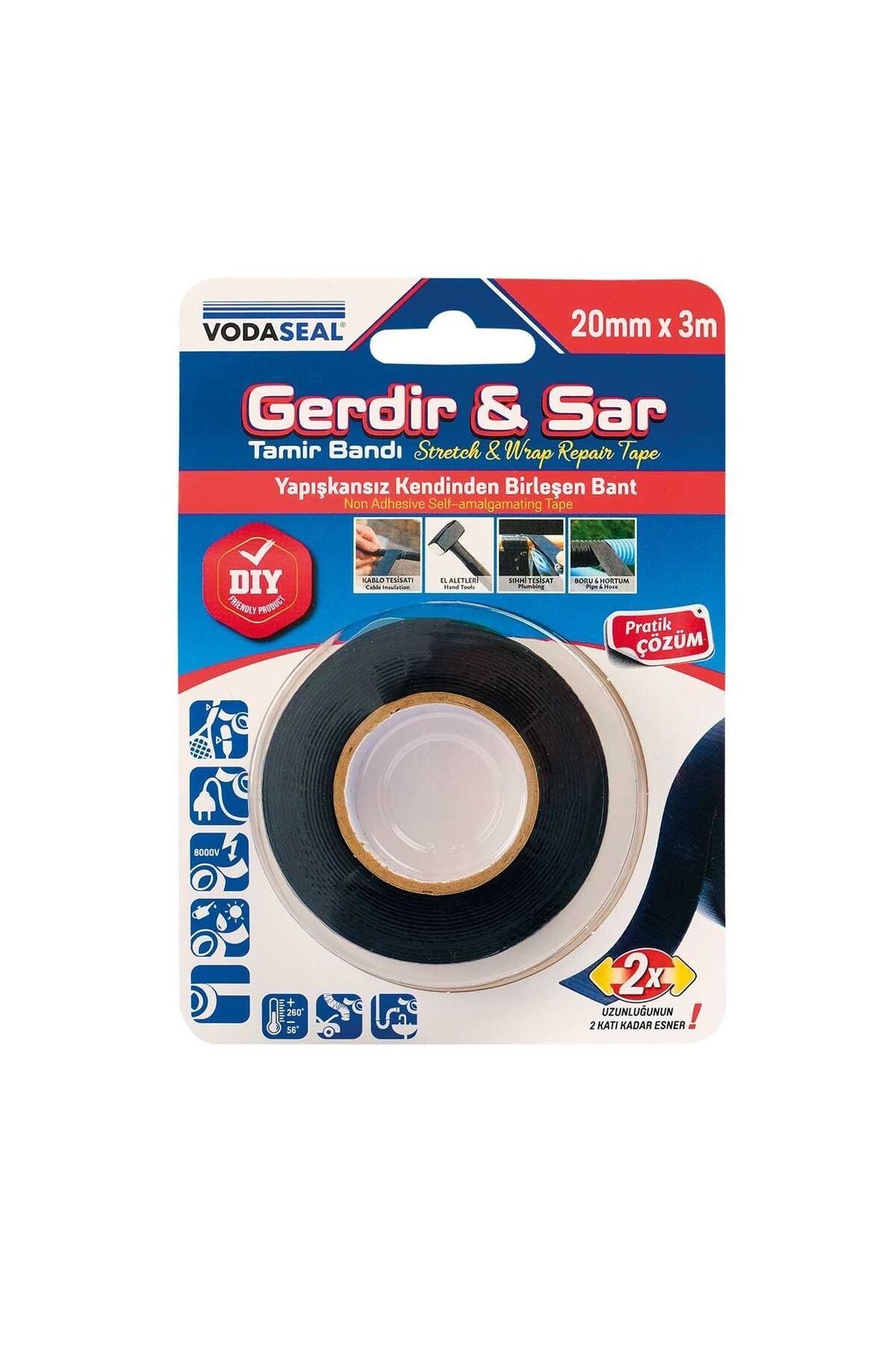 K&A Gerdir Sar Tamir Bandı 20 mm 3 Metre
