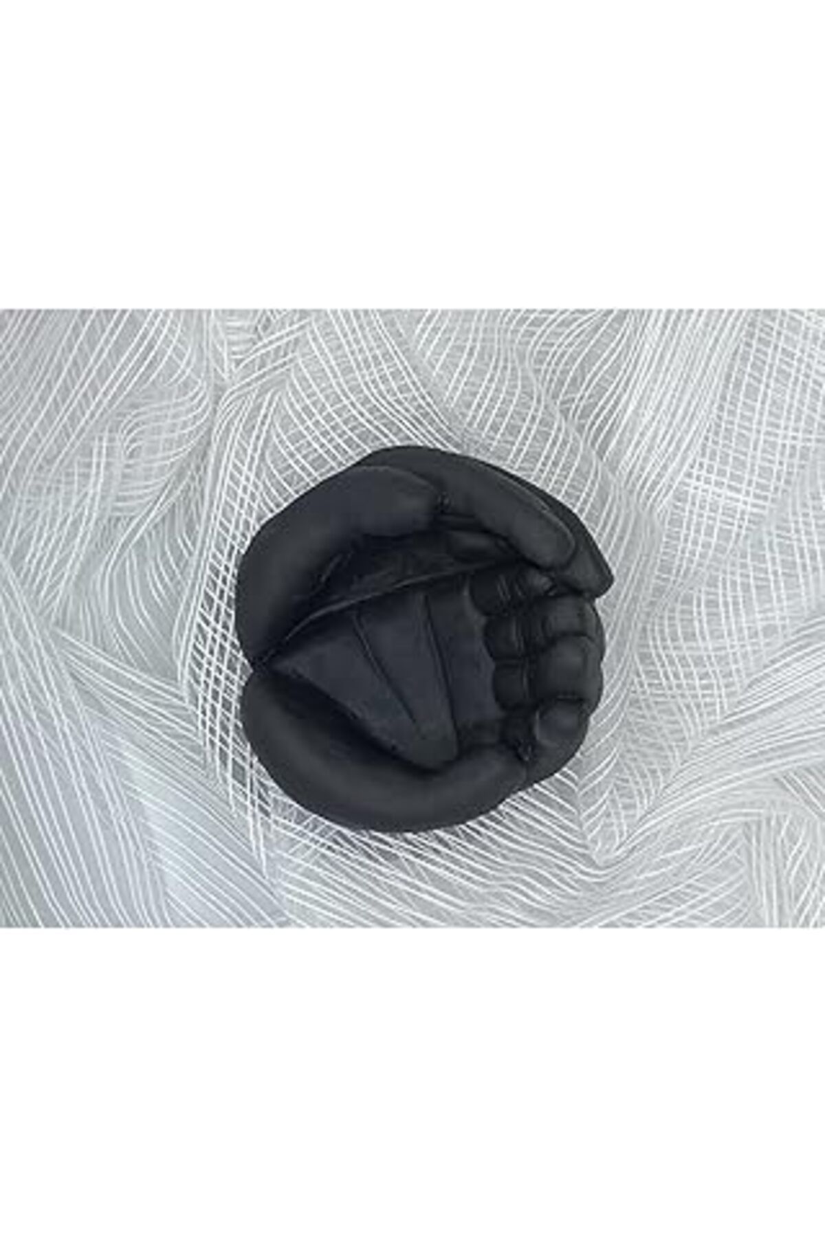karadağsb Leptomeriya Lptoa11%100 Beton El Yapımı Özel Tasarım Dekoratif Obje, Siyah, 13X17Cm