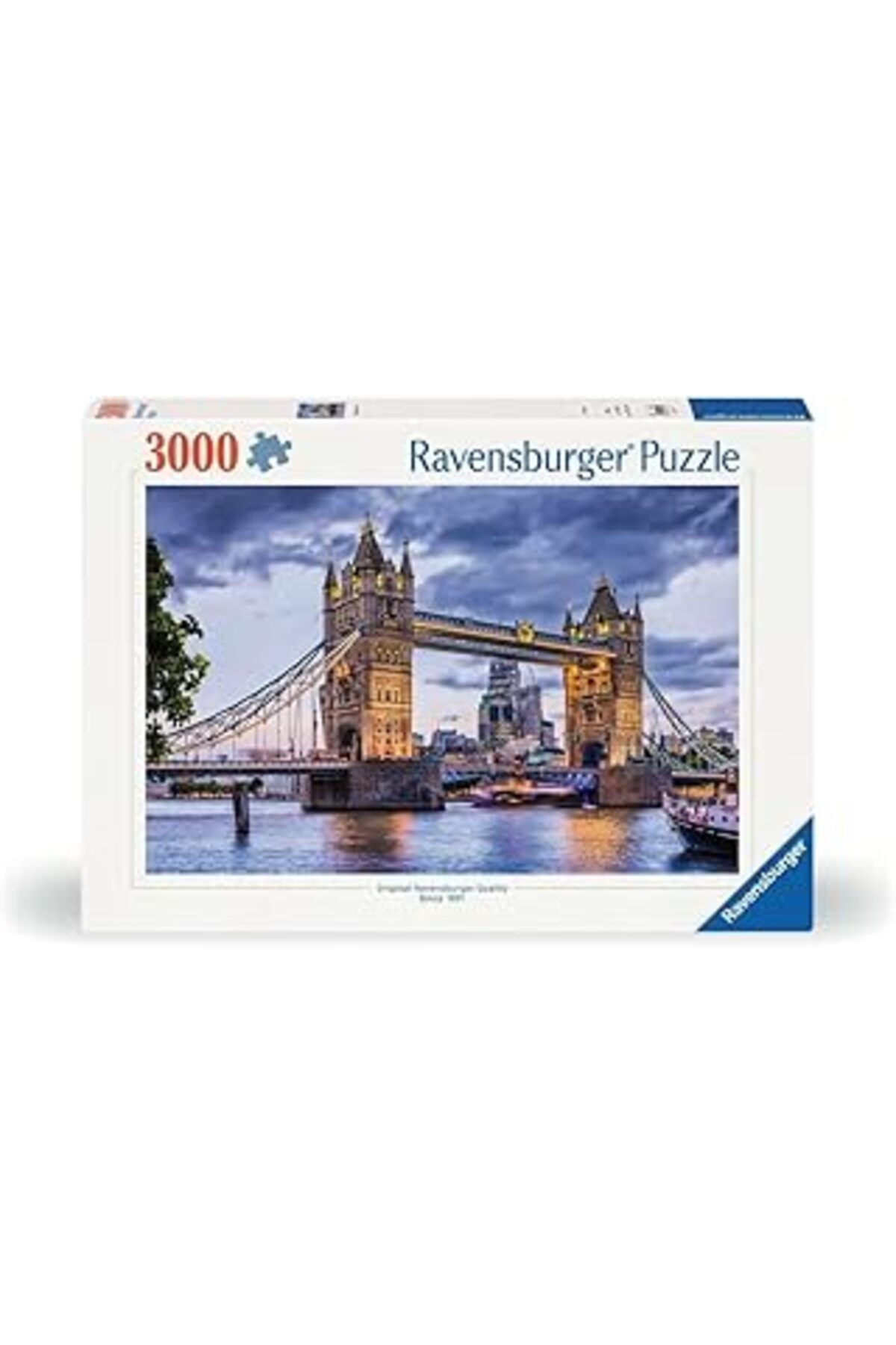 karadağsb Ravensburger 3000 Piece Puzzle The Beautiful City Of London, Çok Renkli