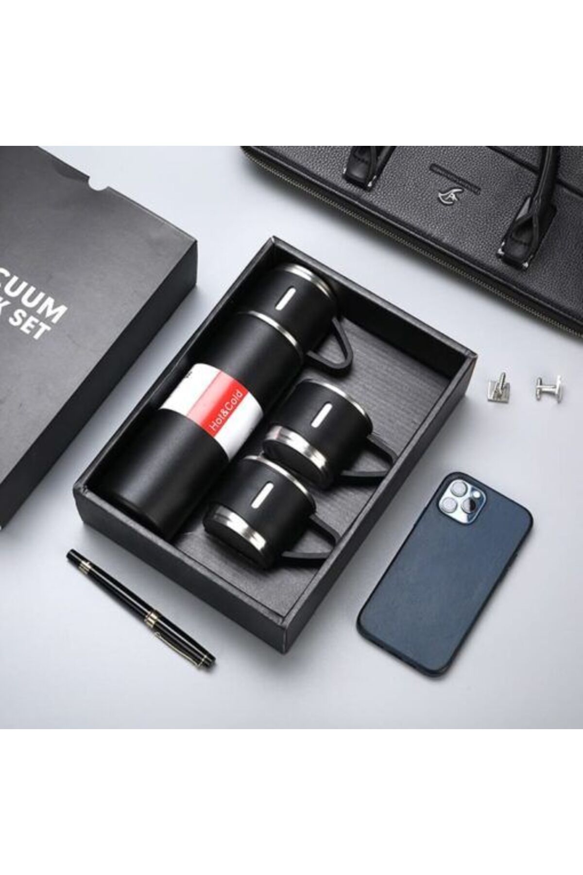 musellife Kutulu Termos Set 500 ml