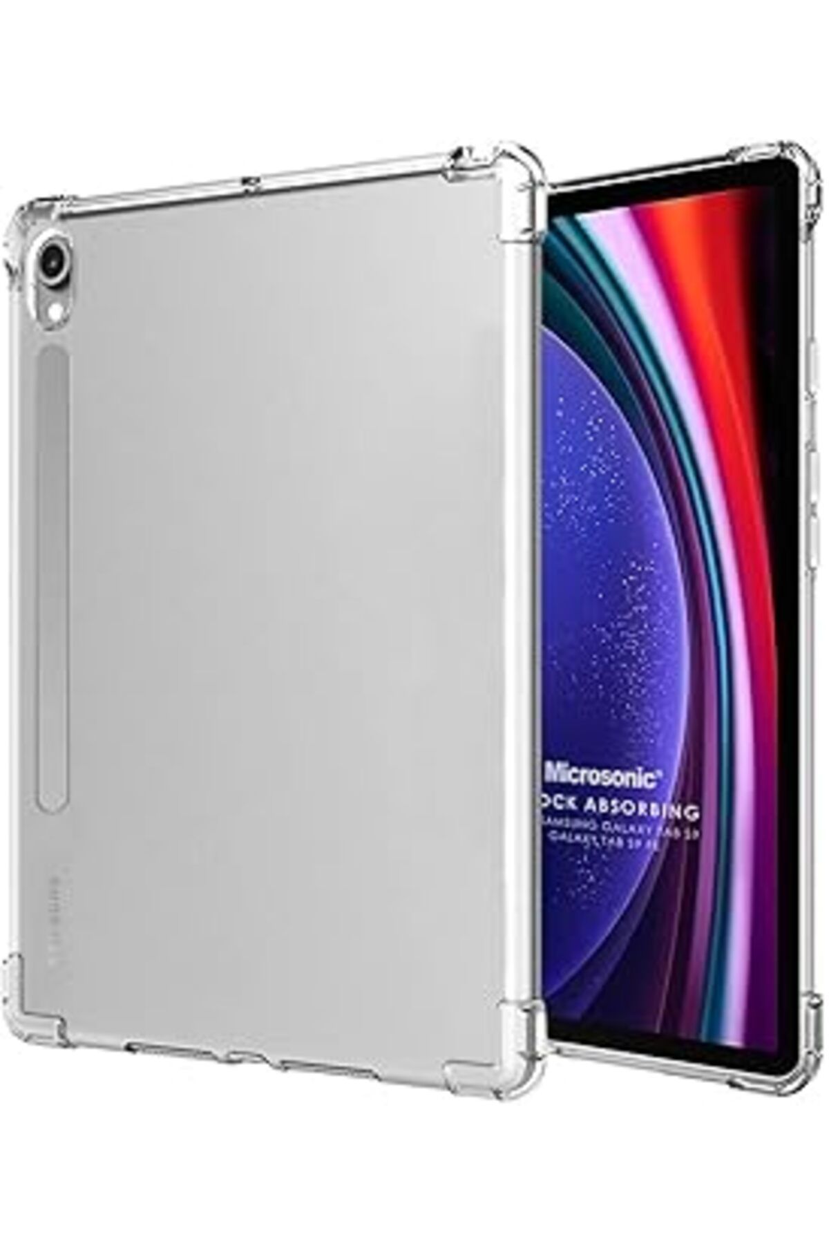 Mu Art Galaxy Tab S9 X710 Kılıf Shock Absorbing [Galaxy Tab S9 X710 Ile Uyumlu Kılıf - Şeffaf]