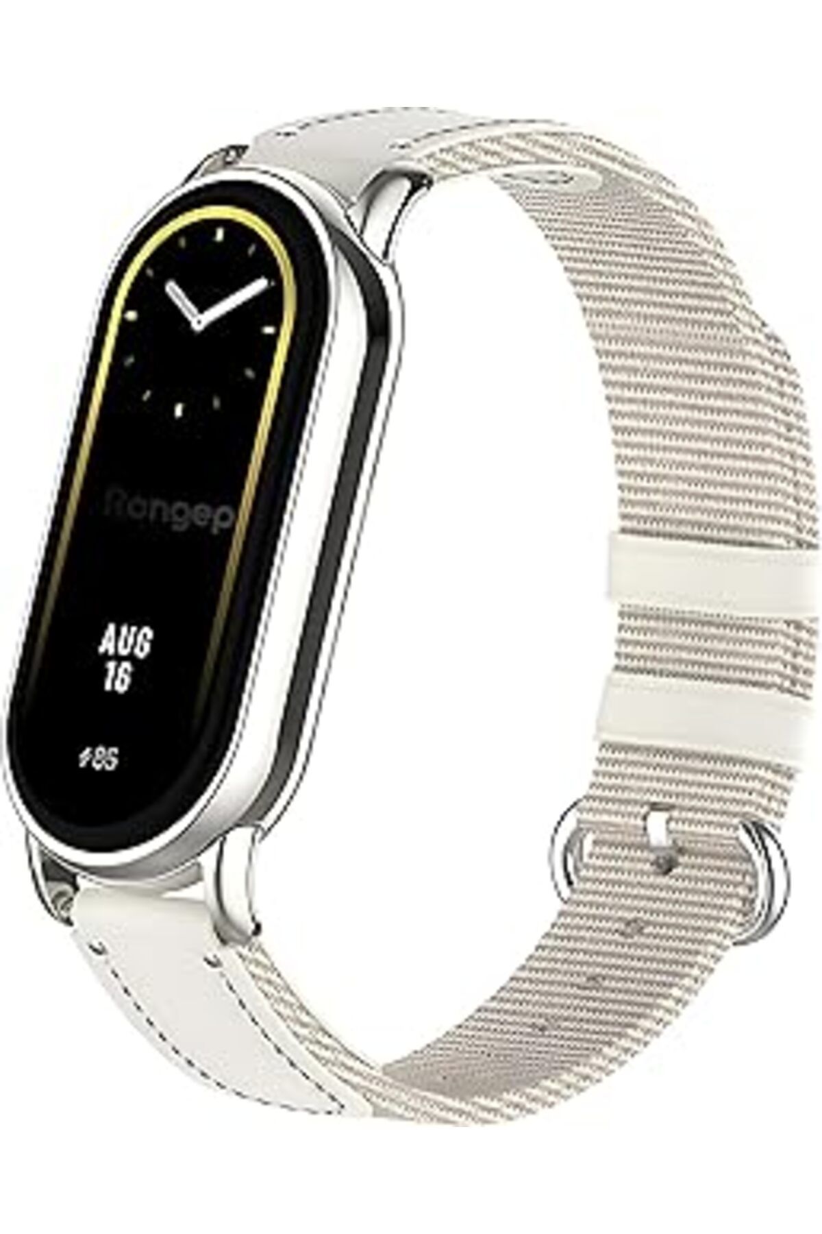 nazeninstoğu Rongep Mi Band 8 İle Uyumlu İnce Ve Hafif Tasarımlı Bilekte Terleme Yapmayan Çift Katmanlı Naylon D