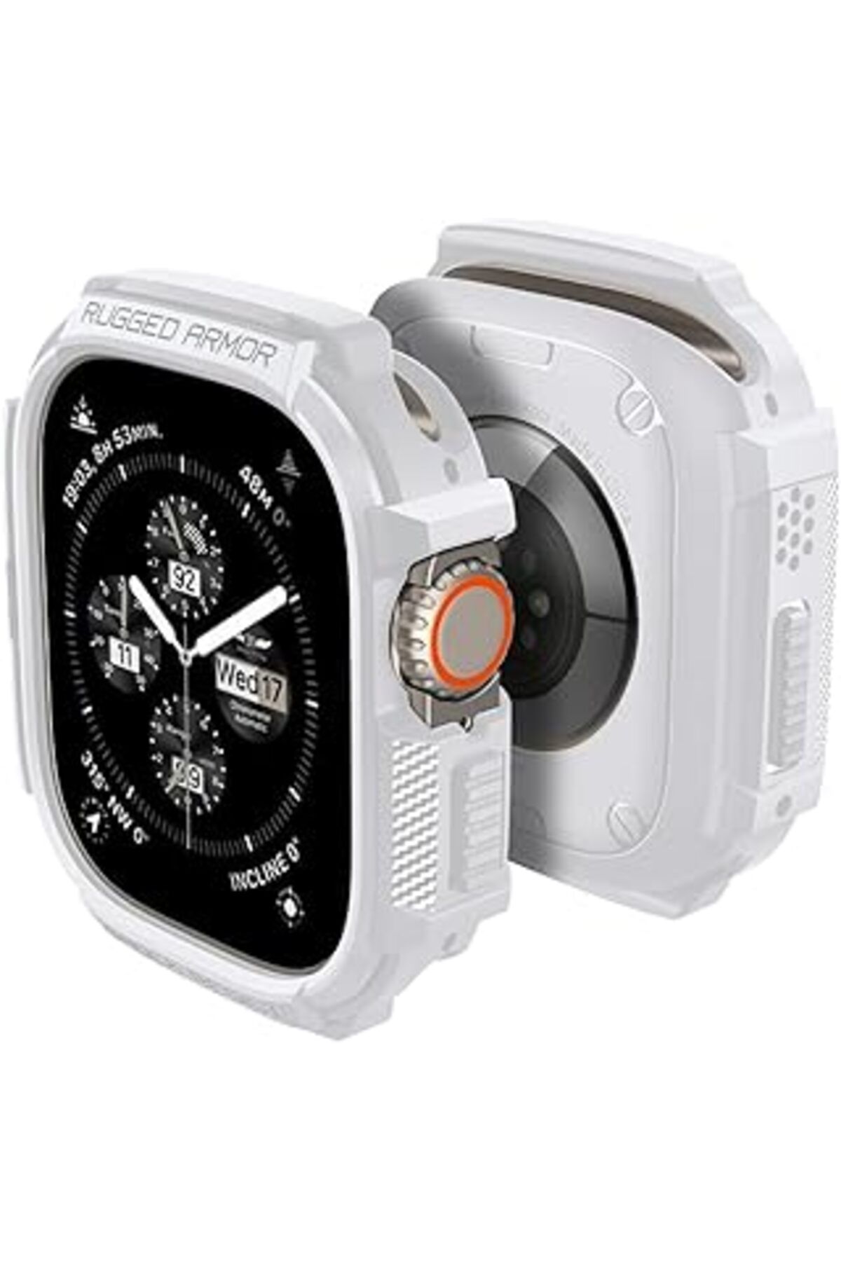 nazeninstoğu Watch 49Mm (Ultra 2/1) Kılıf Rugged Armor White - Acs07384
