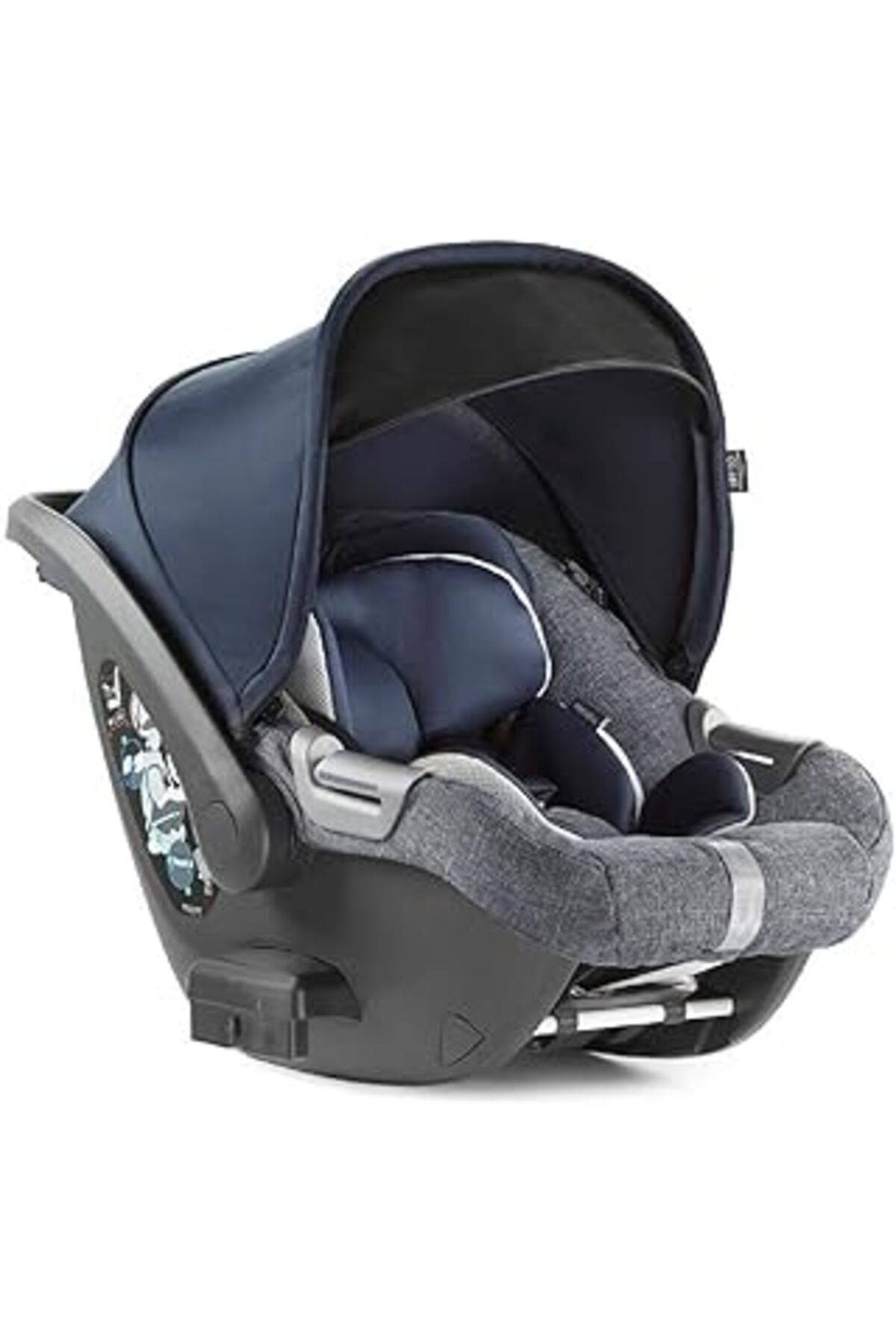 Mu Art Ahşap Inglesina Cab gr 0 Bebek Ana Kucagı Ve Oto Koltugu 0-13 Kg - Niagara Blue Melange