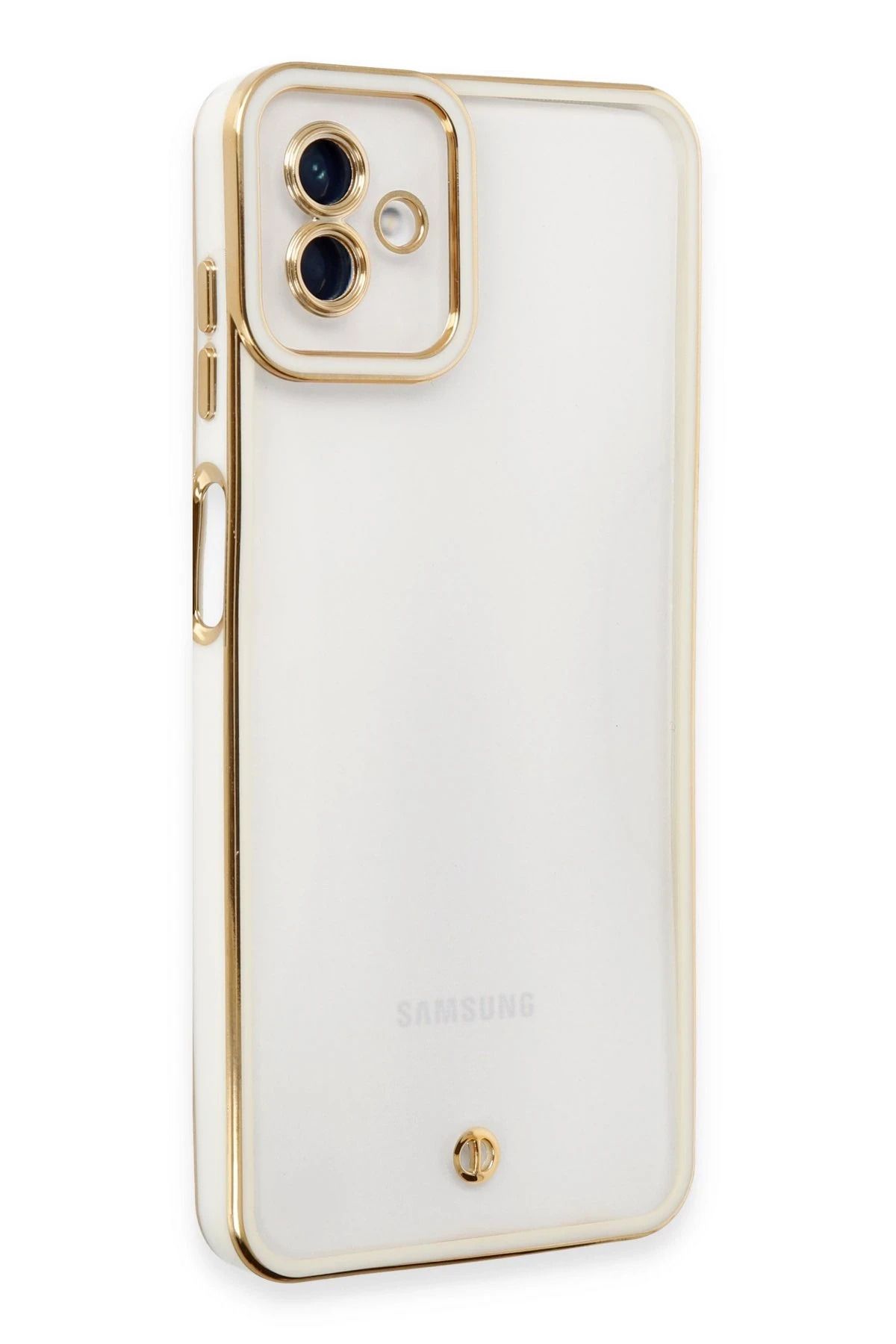 NewFace Samsung Galaxy A04 Kılıf Liva Lens Silikon - Beyaz JOJUA