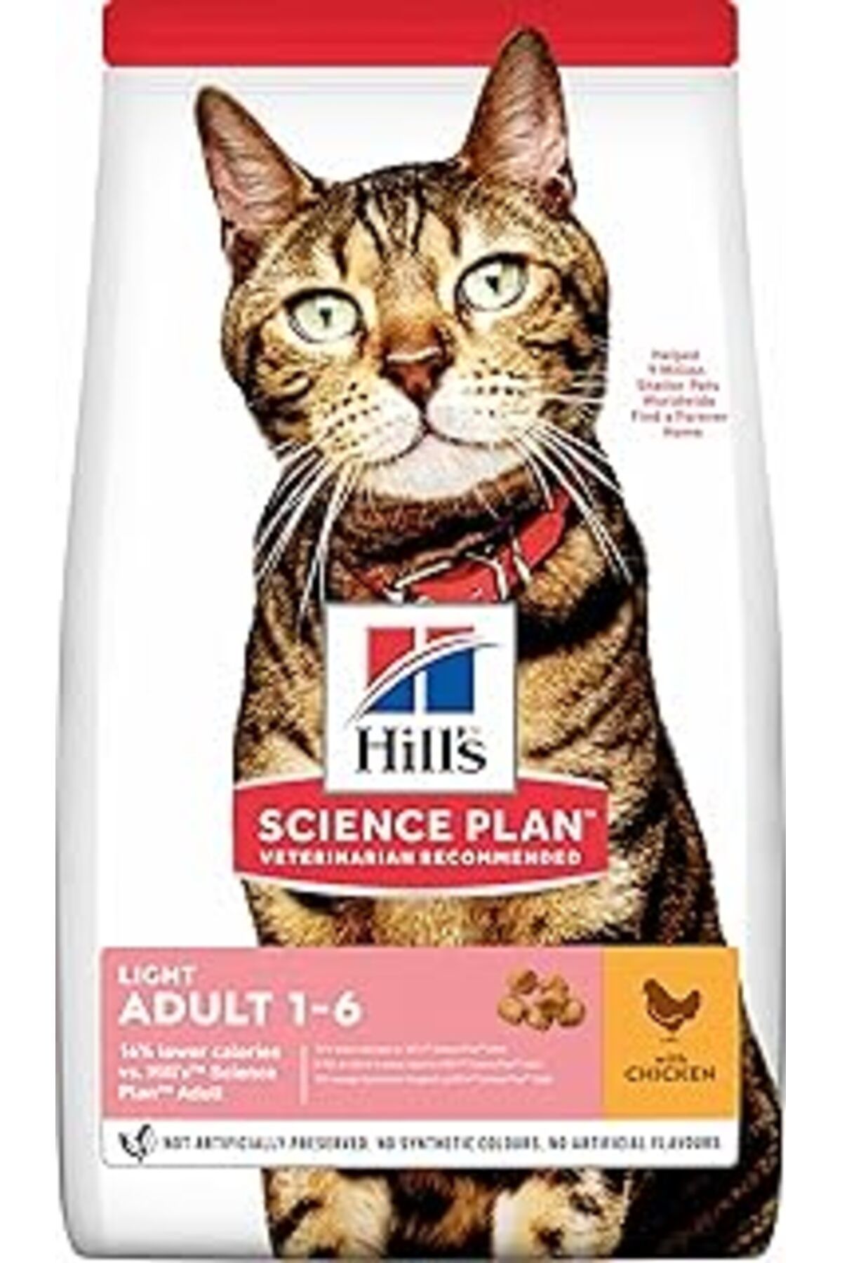 Mu Art Hill's Science Plan Light Yetişkin Tavuklu Kedi Maması 3 Kg