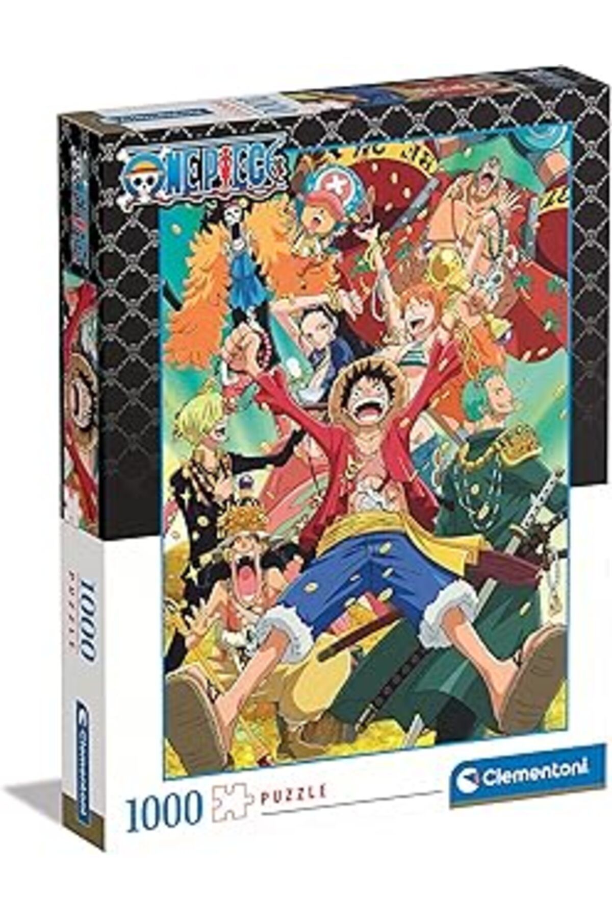 NZM TİCARET One Piece Film Kırmızı Yapboz 1000 Parça - Manga & Anime Hayranları Döşeme Oyunu - 9 Yaşından İtiba
