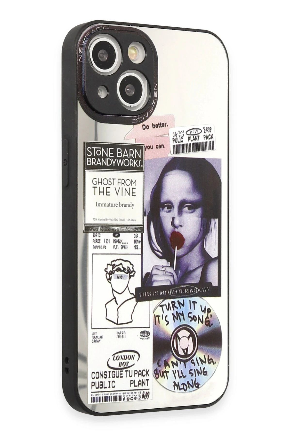 NewFace iPhone 15 Kılıf Mirror Desenli Kapak - Mirror - 2 JOJUA