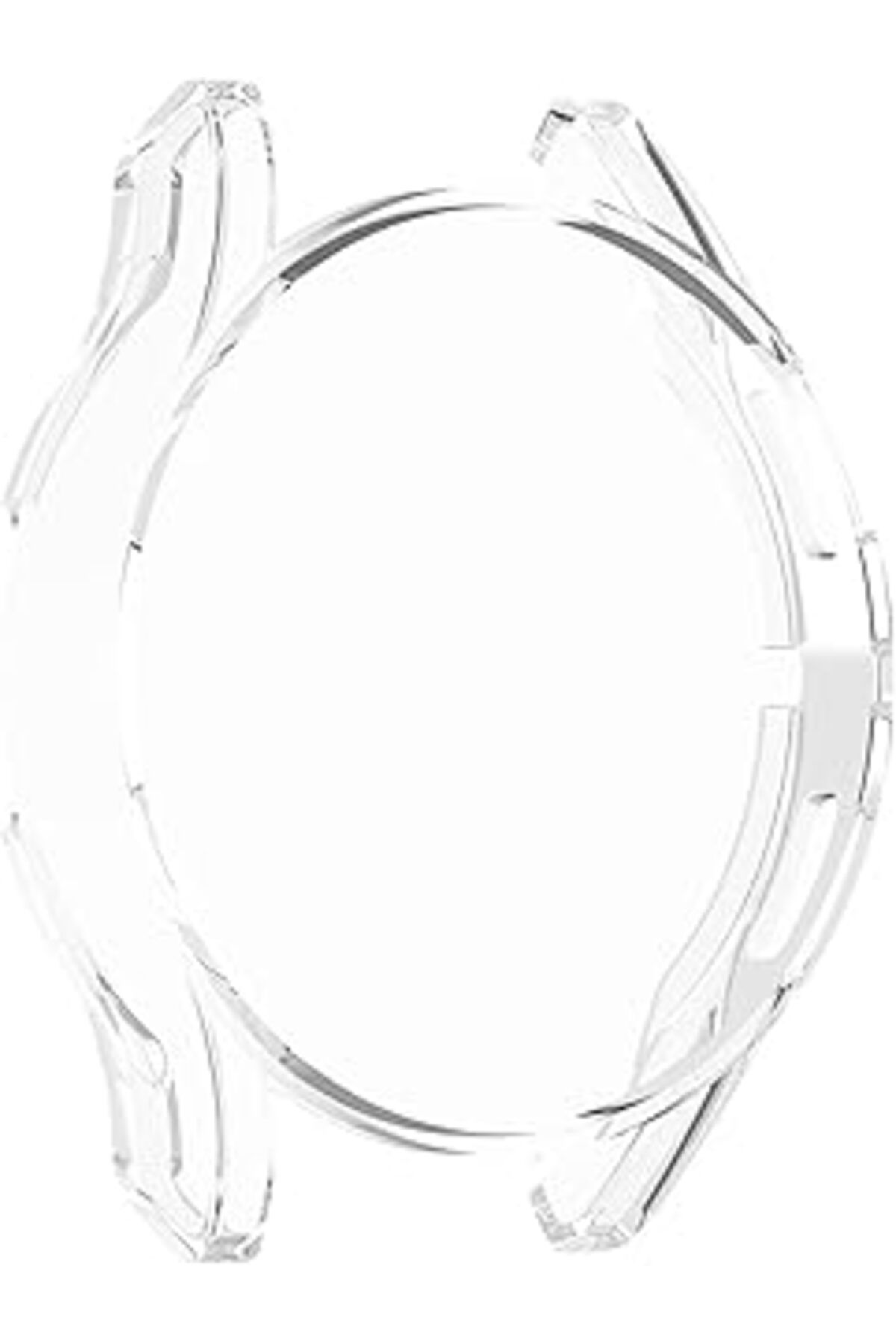 karadağsb Microsonic Samsung Galaxy Watch 6 Classic 47Mm Için Kılıf 360 Full Round Soft Silicone Şeffaf [Gala
