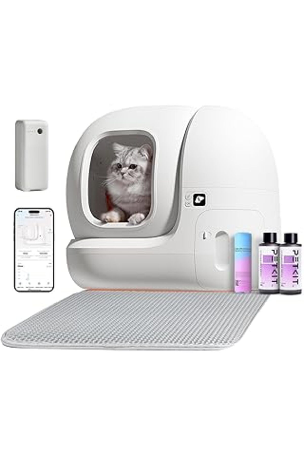 karadağsb Petkit Pura X Akıllı Kedi Tuvaleti - Beyaz (Resmi Distribütör Garantili)