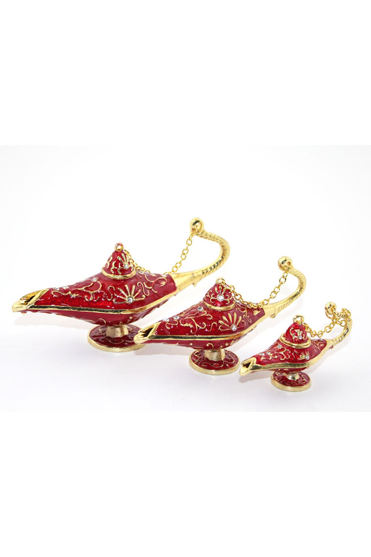 OEM Swarovki Taşlı 3'lü Alaaddin Lambası