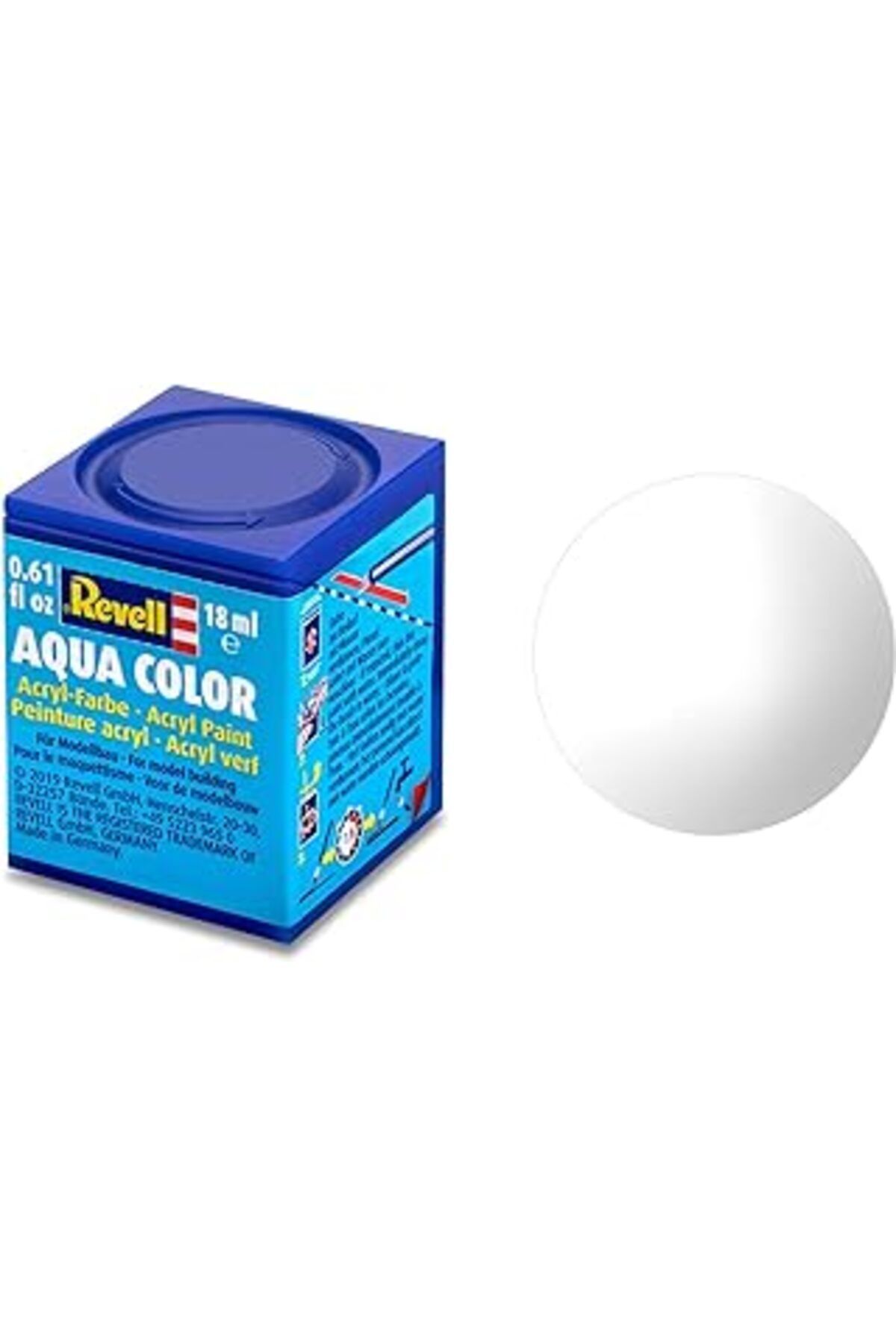 Mu Art Ahşap Revell - Su Bazlı Maket Boyası Clear Parlak 18 Ml (36101)