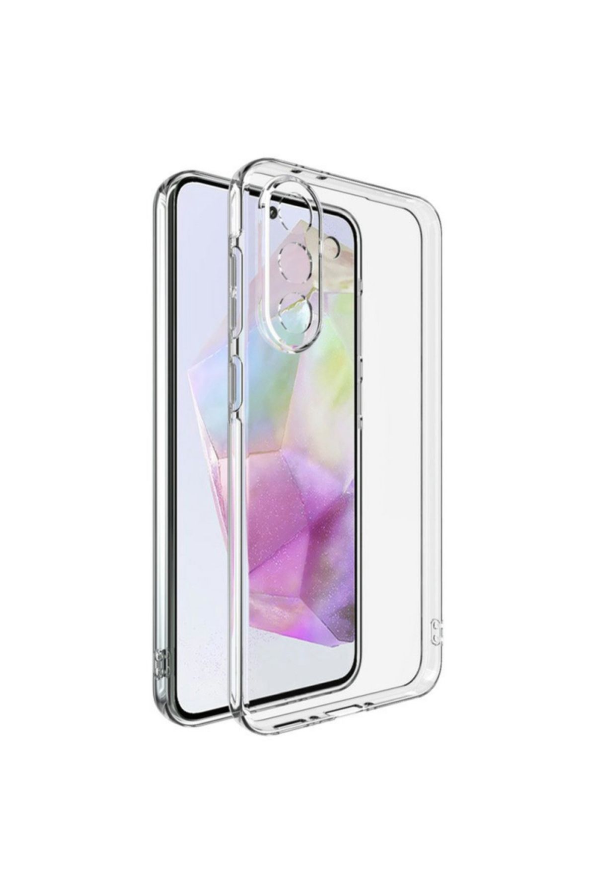 CaseArt Samsung Galaxy A36 ile Uyumlu Kapak Kamera Korumalı Süper Silikon Şeffaf Kılıf