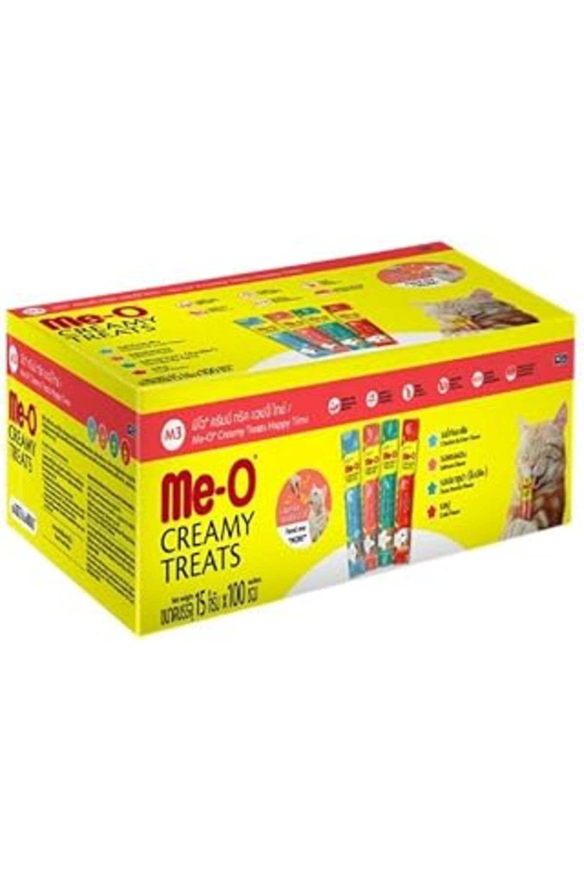 karadağsb Me-O Mutluluk Mix -M3 Kedi Krema Ödülü Kutu 100X15 Gr