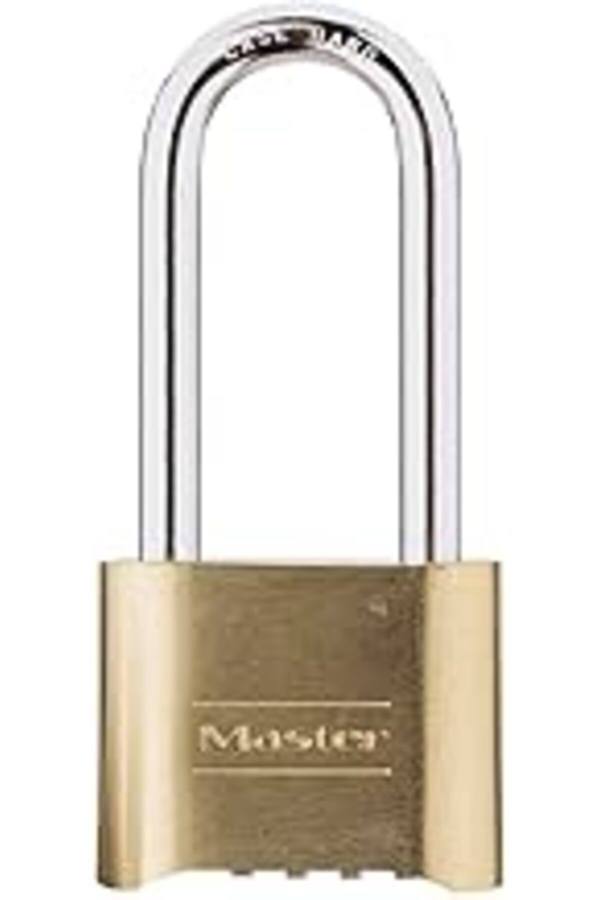 NETWORK ART Master Lock 175Eurdlh Sertifikalı Şifreli Kilit, Katı Kasa Ve Uzun Kilitli, Altın, 10,7 X 5,1 X 2,4