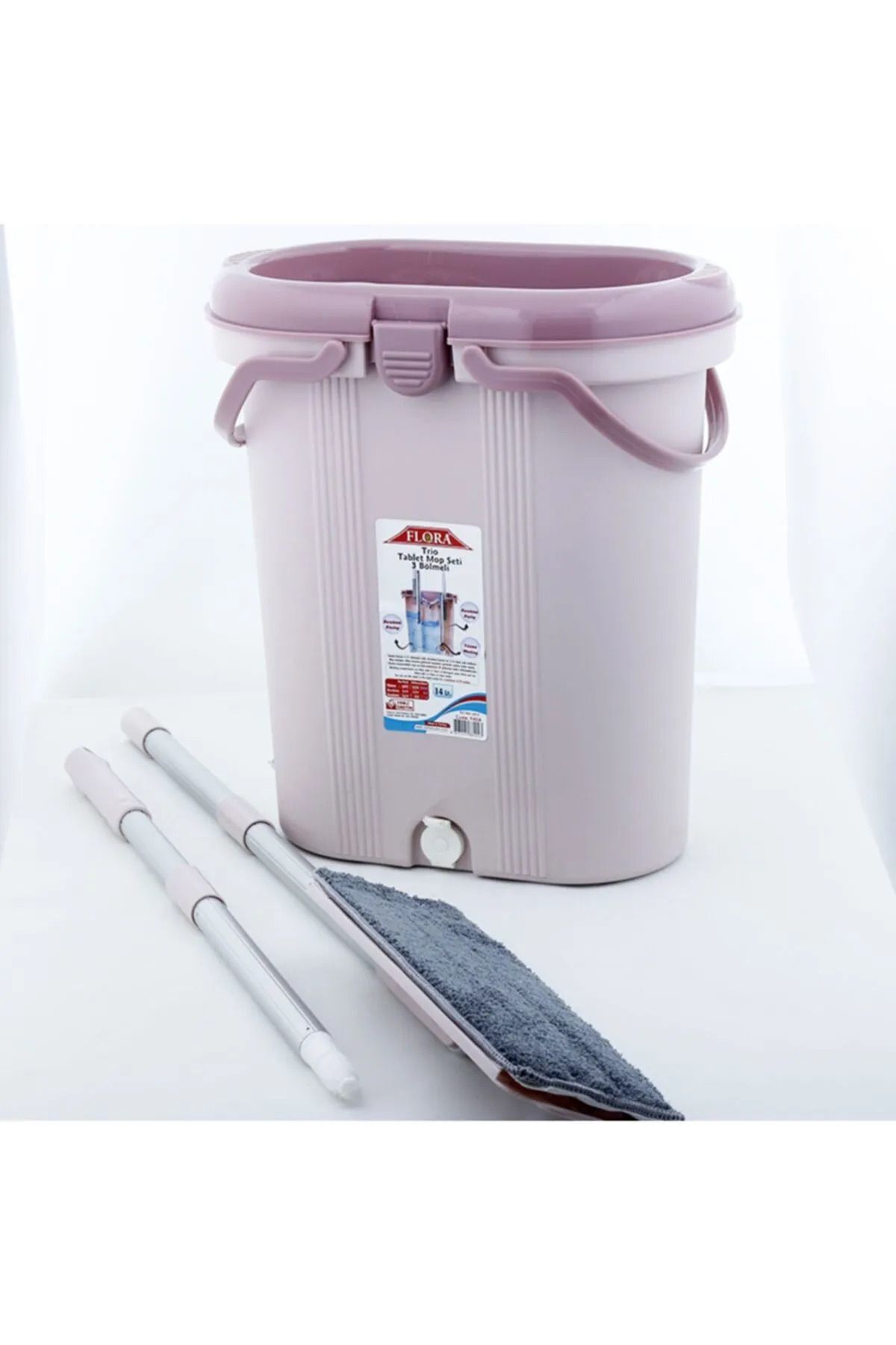 karadağsb Tablet Mop Set 3 Bölmeli 14 Lt. Royaleks-F404