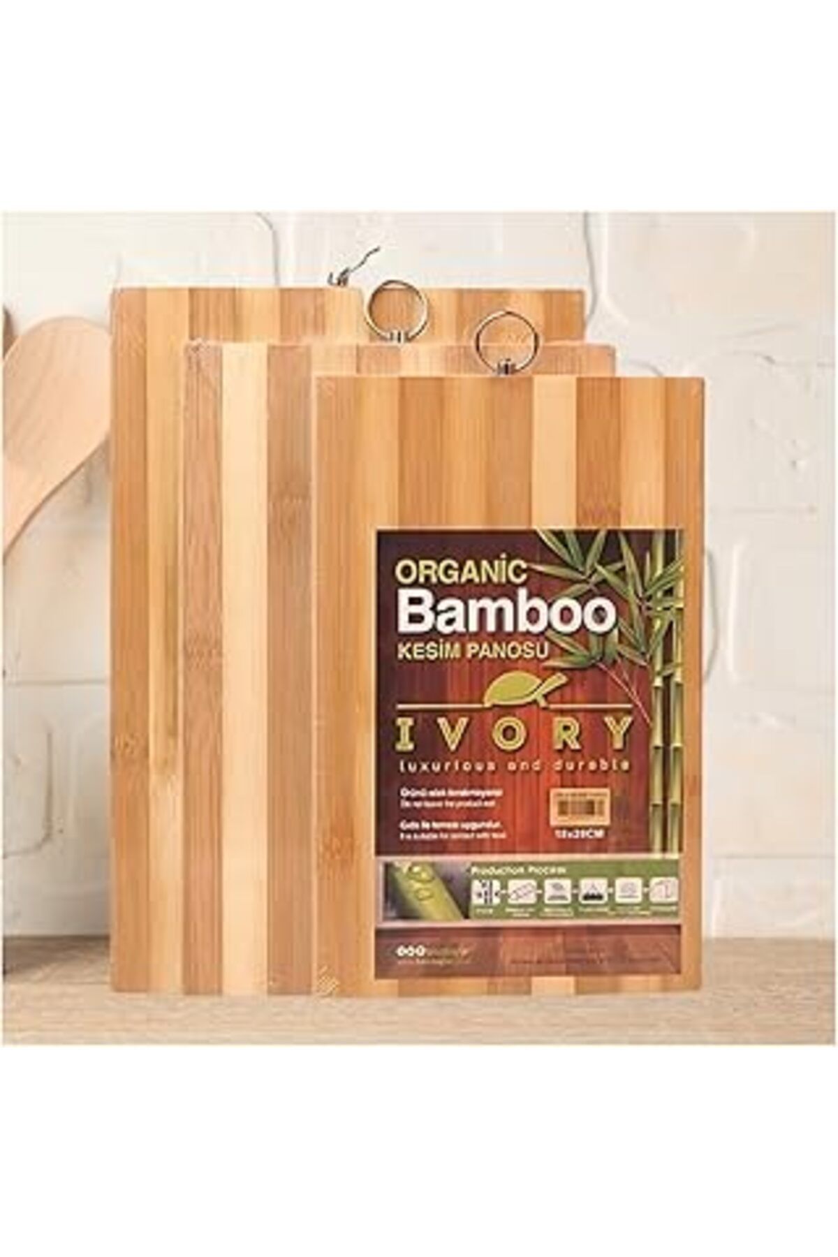 robotrend Bamboo Organik Kesim Tahtası Kesim Panosu