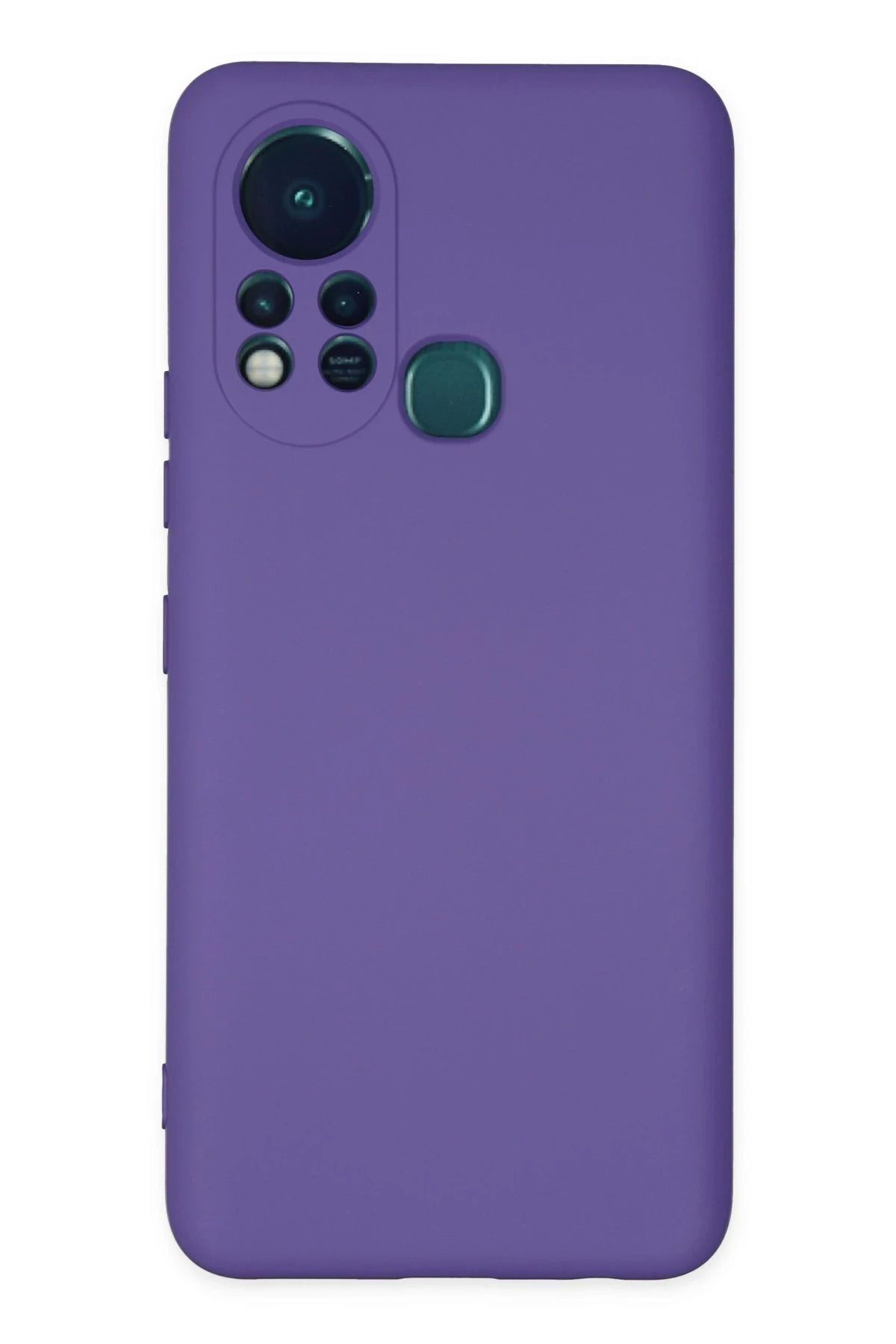 NewFace İnfinix Hot 11s Kılıf Nano içi Kadife Silikon - Mor FERRG