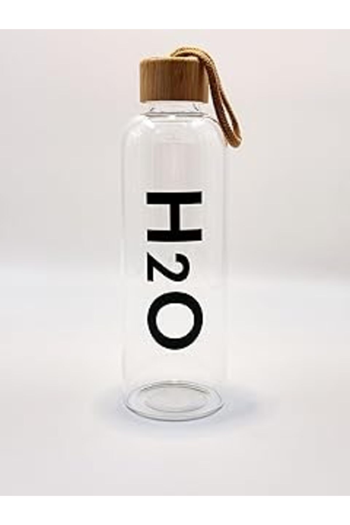 Hepta Collection Auracane Detox Bambu Kapaklı Cam Matara 1000 ml –,ısıya Dayanıklı, Borosilikat Cam, Doğal, Çevre Do