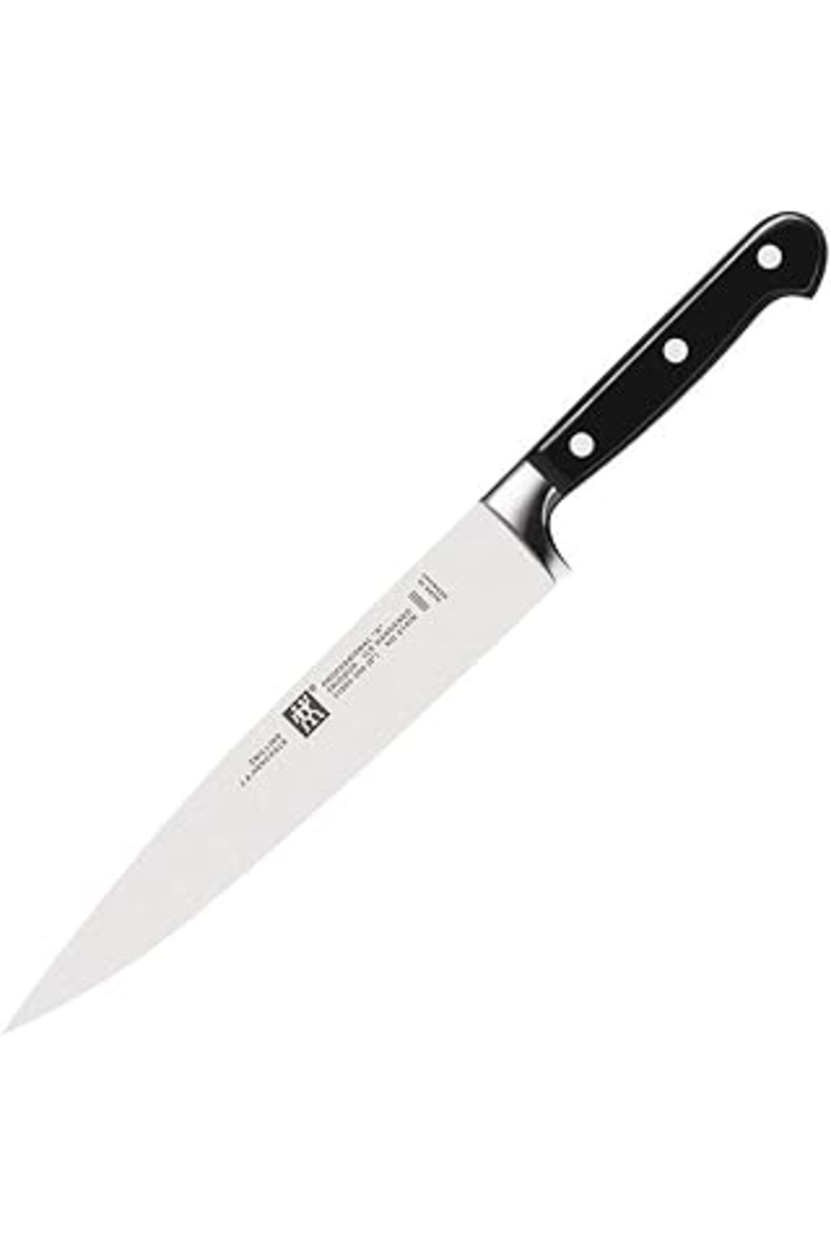 karadağsb Zwilling Profesyonel S Dilimleme Bıçağı, 200 Mm, Paslanmaz Çelik, Siyah