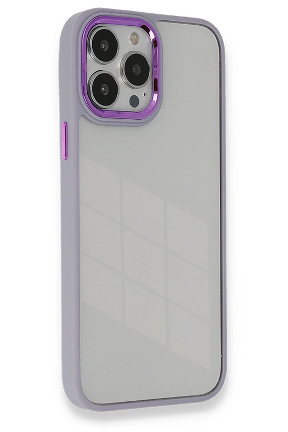 NewFace iPhone 14 Pro Kılıf Dora Kapak - Lila FERRG