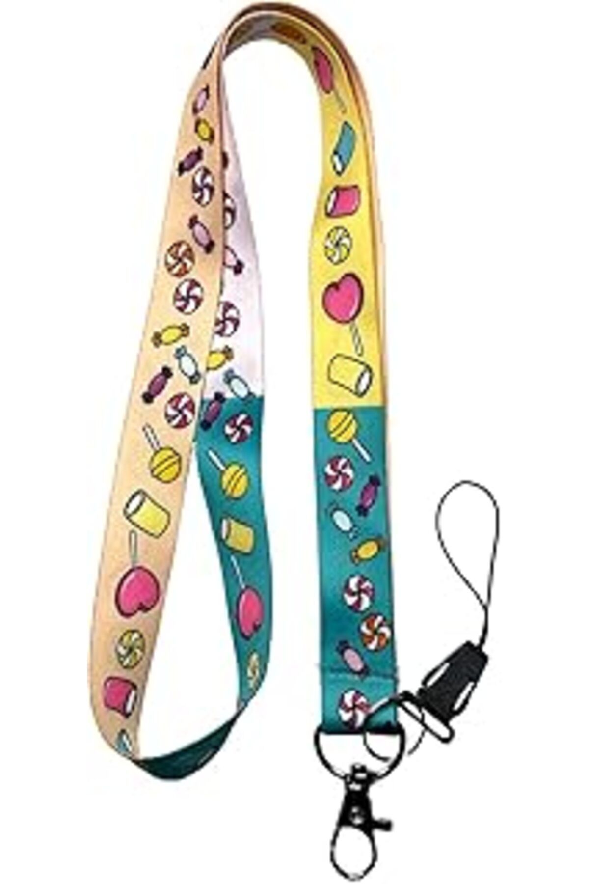 Mu Art Ahşap Stormistoretr Şekerli Lolipop Boyun Ipi Ve Telefon Askısı Lanyard