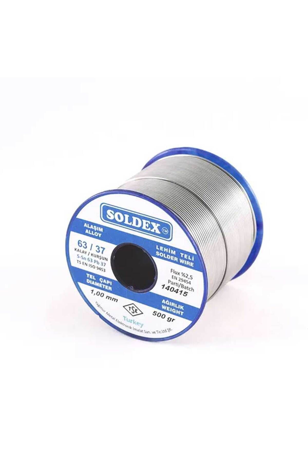 LiderGlobal 63-37 Lehim Teli 200 Gr 1 mm, Sn:63 - Pb:37