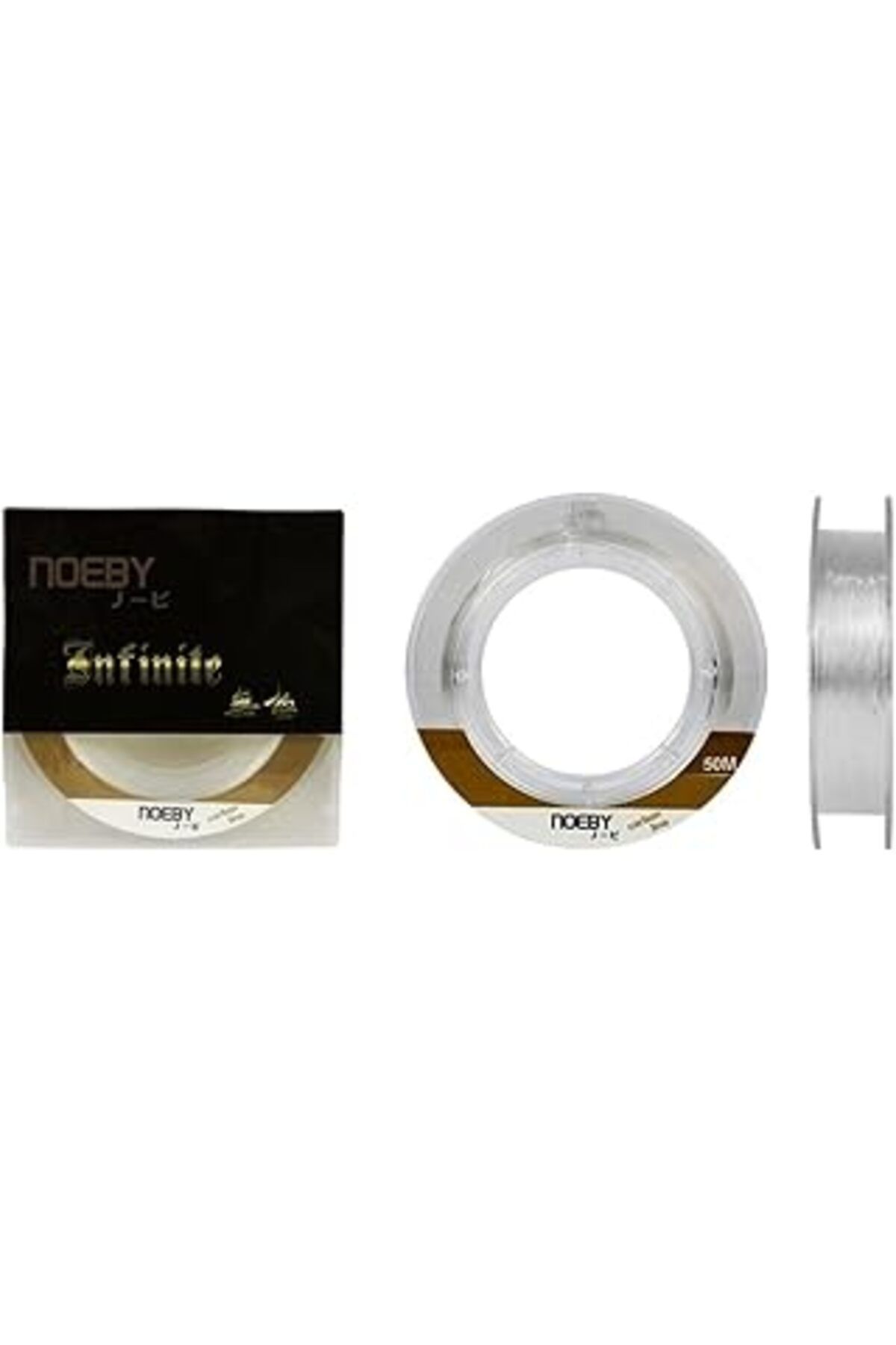 NZM TİCARET Noeby 019154 Infinite Carbon Line 50m Misina Erkek, Beyaz