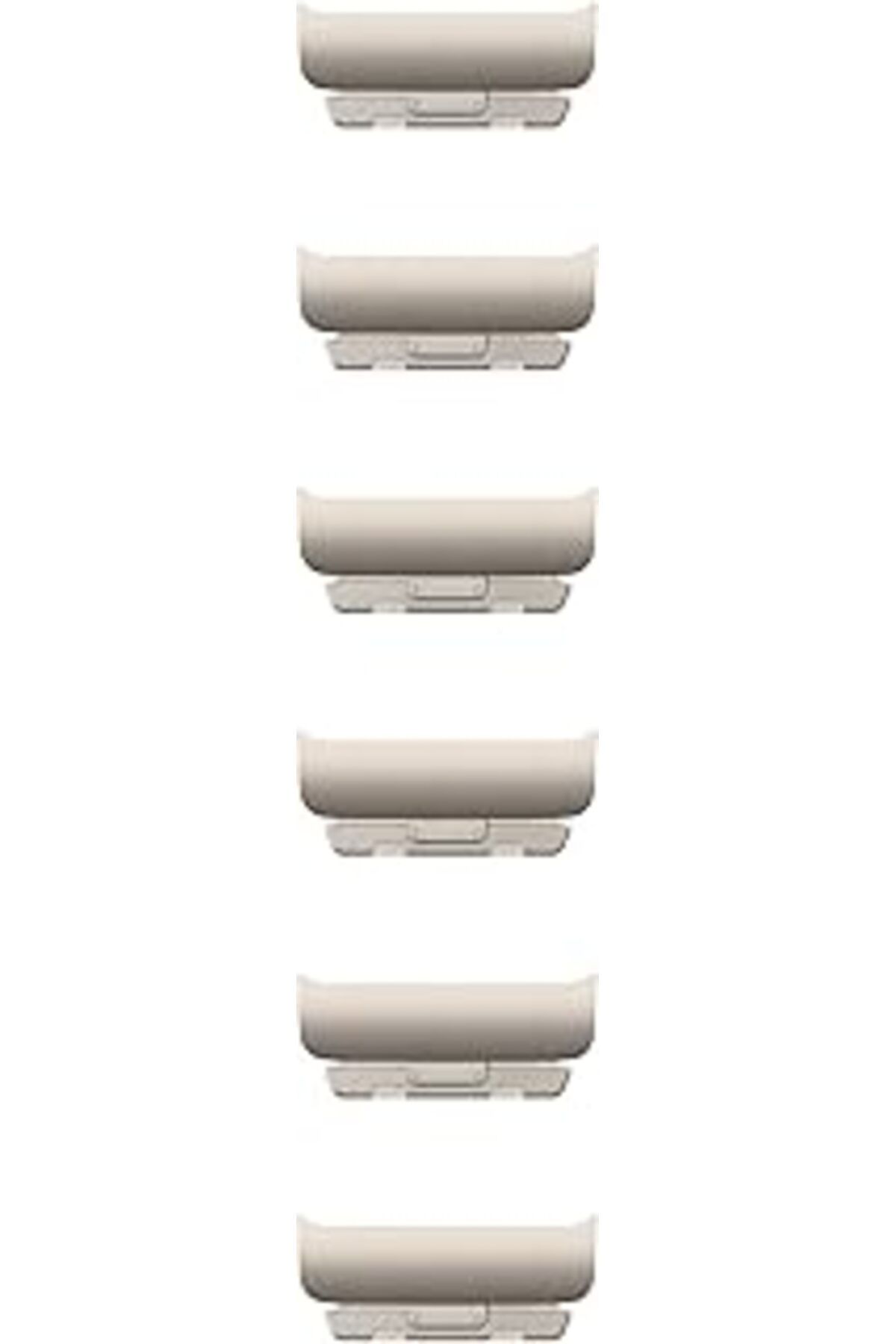 karadağsb Apple Watch Band - 46 Mm Baklalı Model Natürel Bilezik Kiti