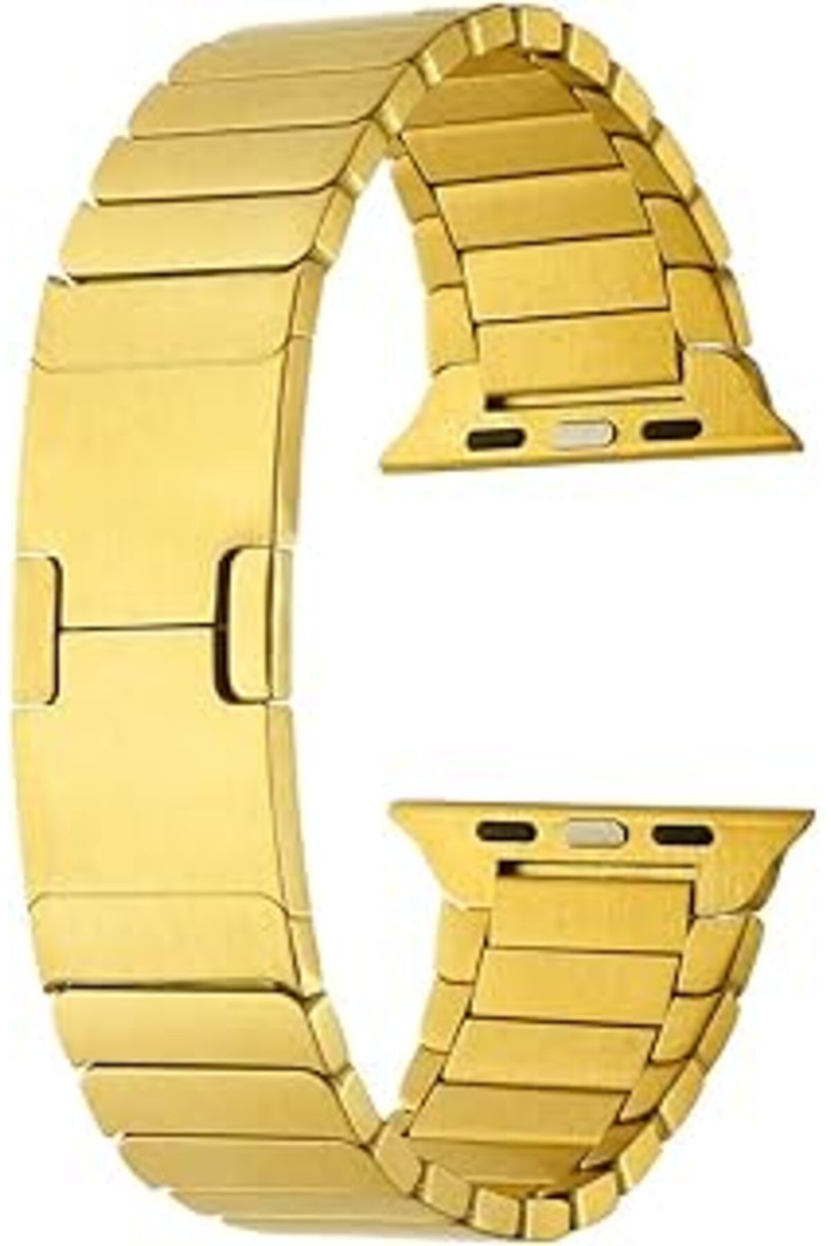 karadağsb Zore Apple İle Uyumlu Watch 7 41Mm Krd-82 Metal Kordon Gold