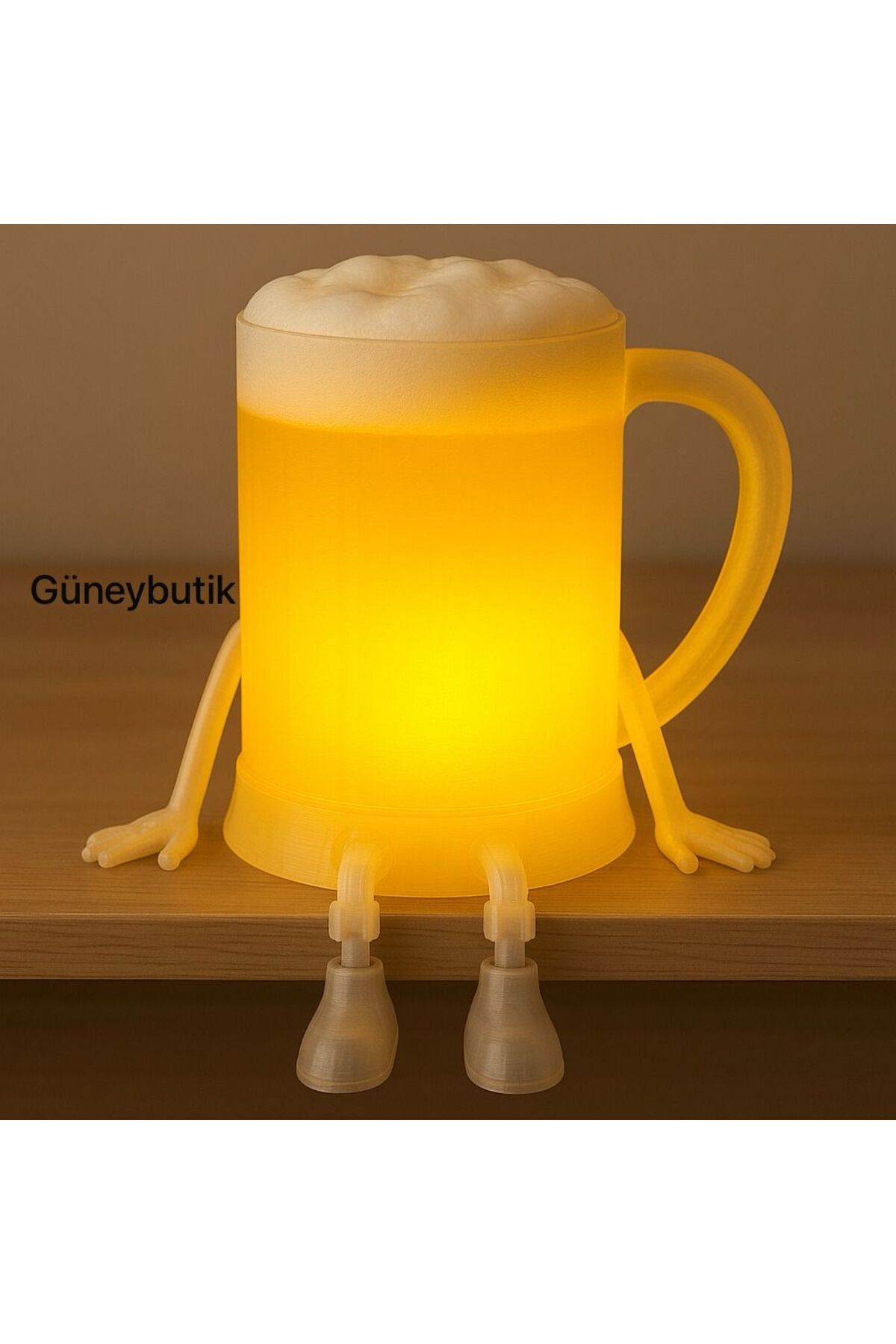 güneybutik Tealight Dekoratif Bardak (Pilli mum ile birlikte gönderilmektedir.)