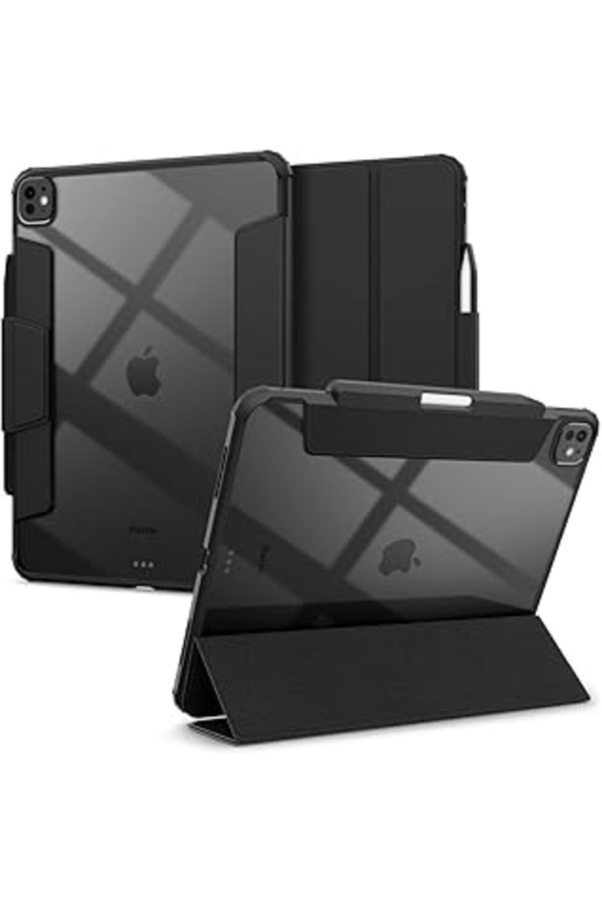 Mu Art Ipad Pro 13" (2024) Kılıf Ultra Hybrid Pro Black - Acs07006
