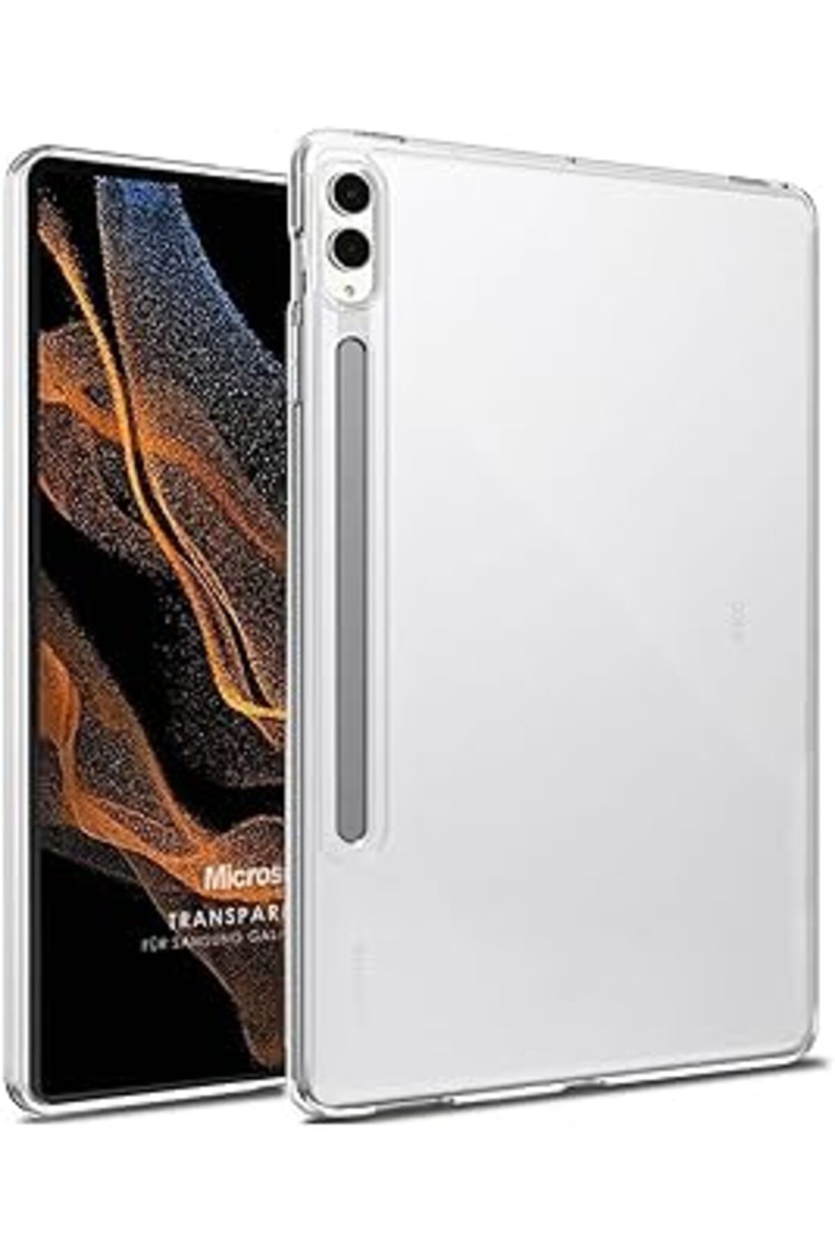 Mu Art Galaxy Tab S9 Plus X810 Kılıf Transparent Soft Şeffaf [Galaxy Tab S9 Plus X810 Ile Uyumlu Kılıf - Ş