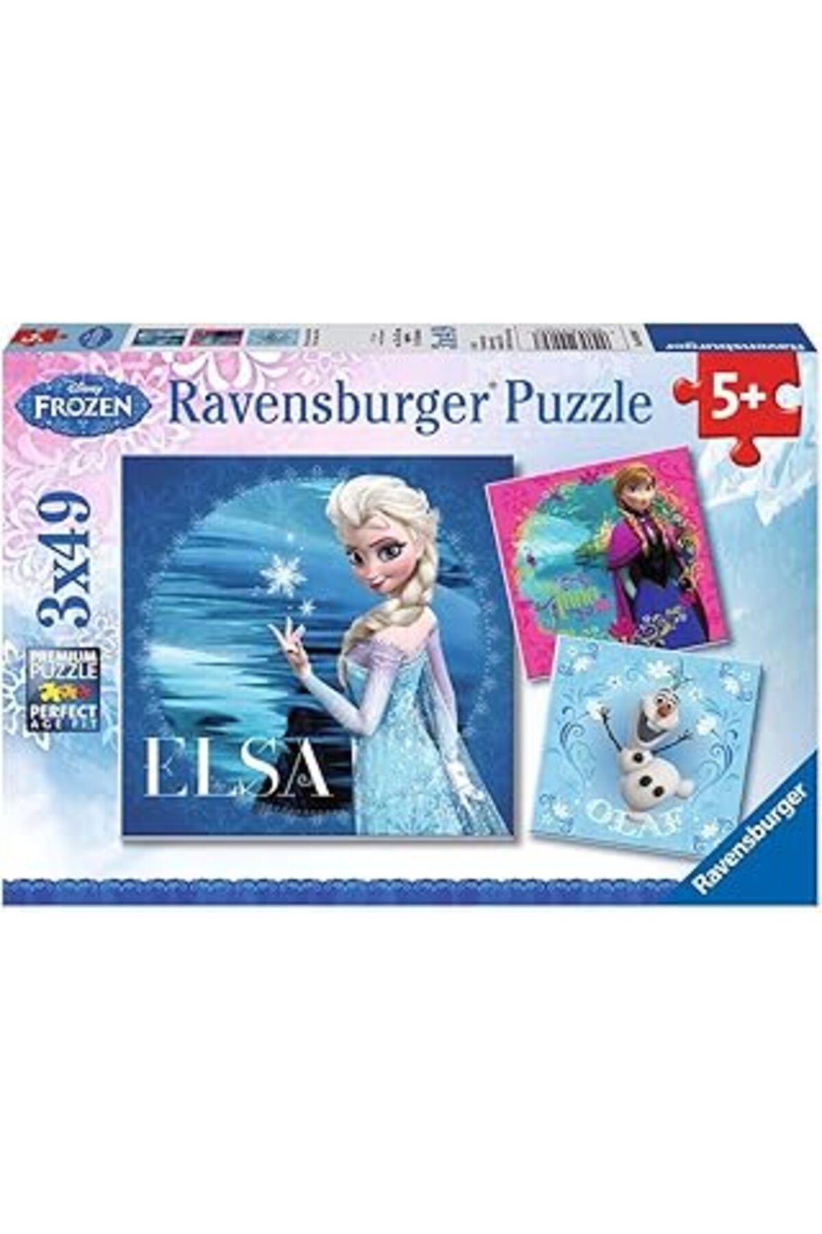 karadağsb Ravensburger 92697 Frozen 3'Lü 49 Parça Yapboz