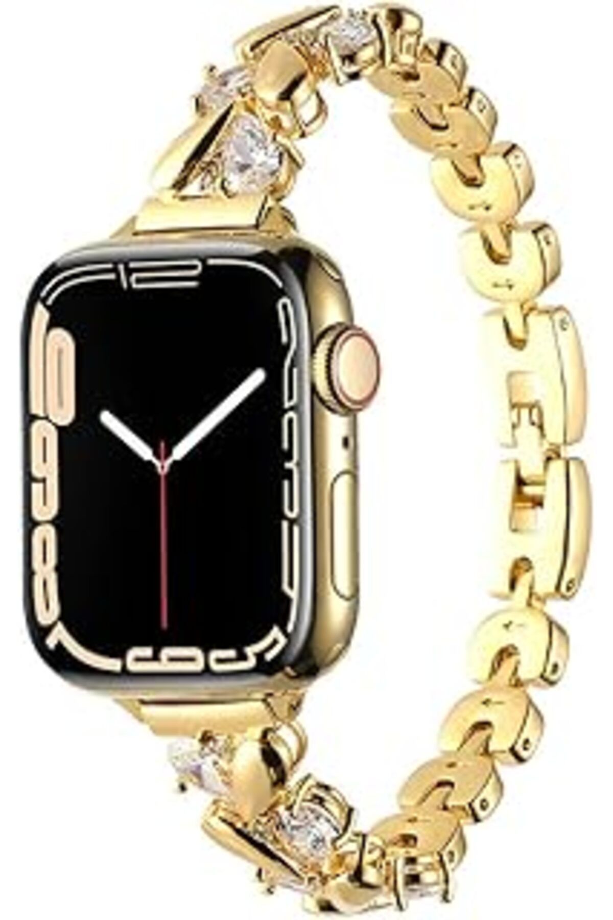 karadağsb Zore Apple İle Uyumlu Watch 38Mm/40Mm Krd-103 Metal Kordon Gold