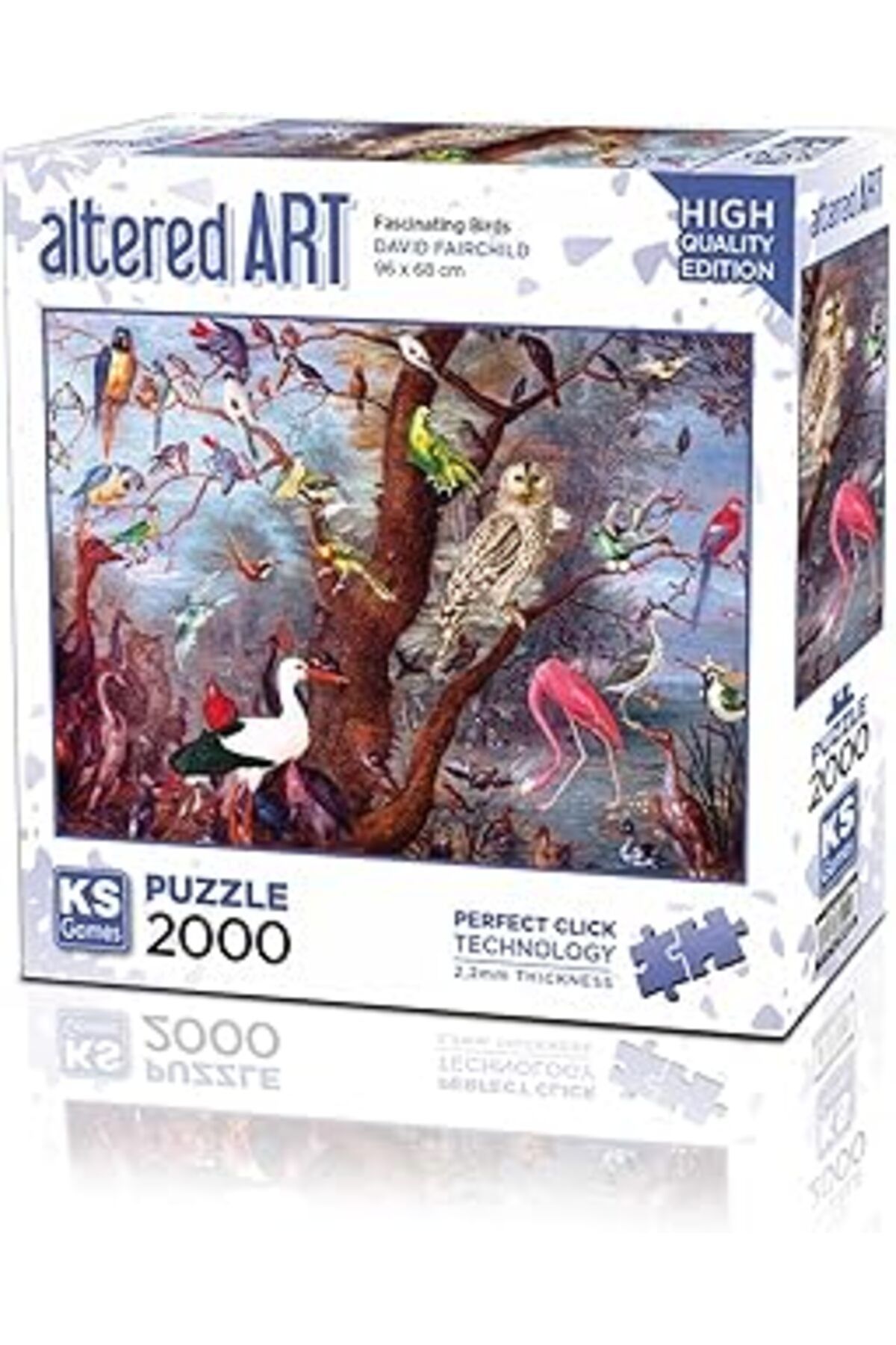 NZM TİCARET 22515 Fascinating Birds 2000 Parça Puzzle -Ks Puzzle