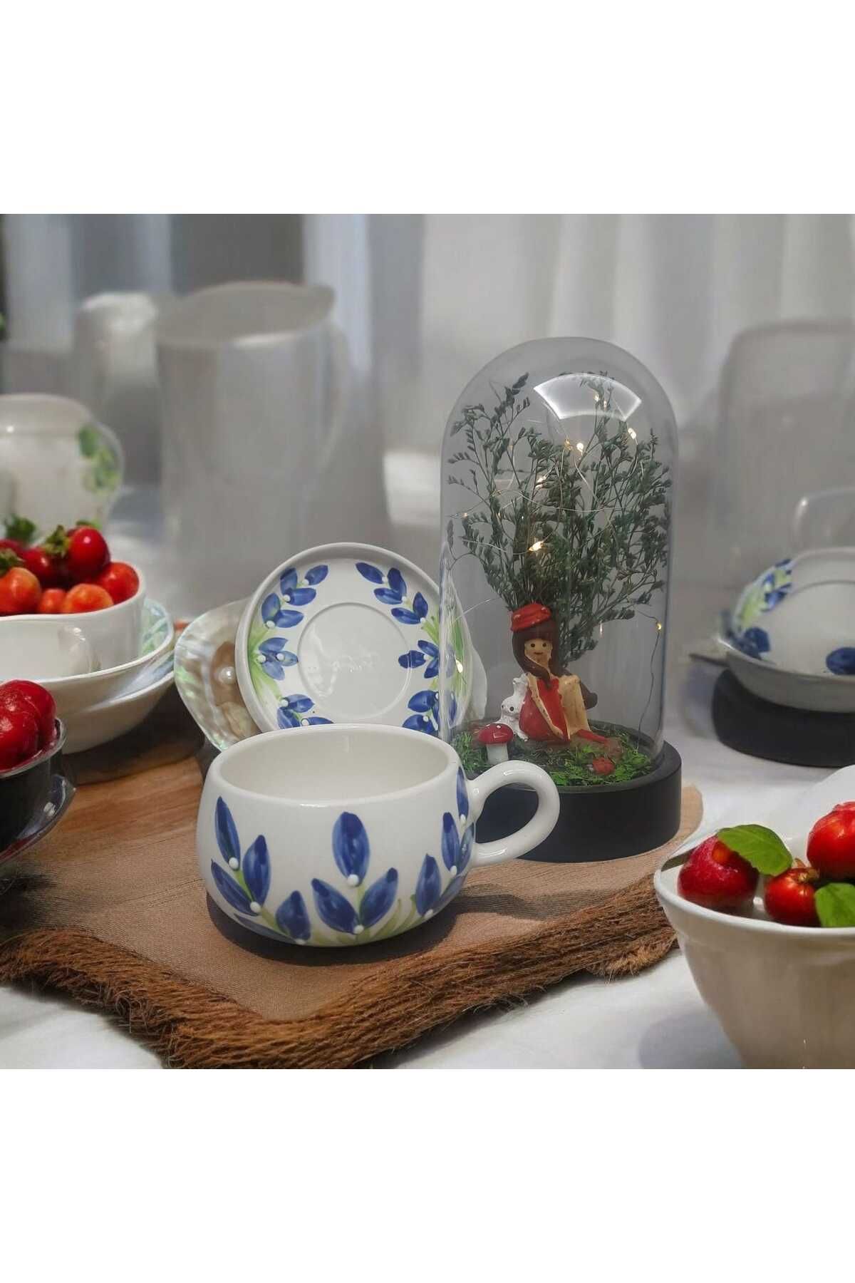 Home Yuvarlak Çiçekli Fincan