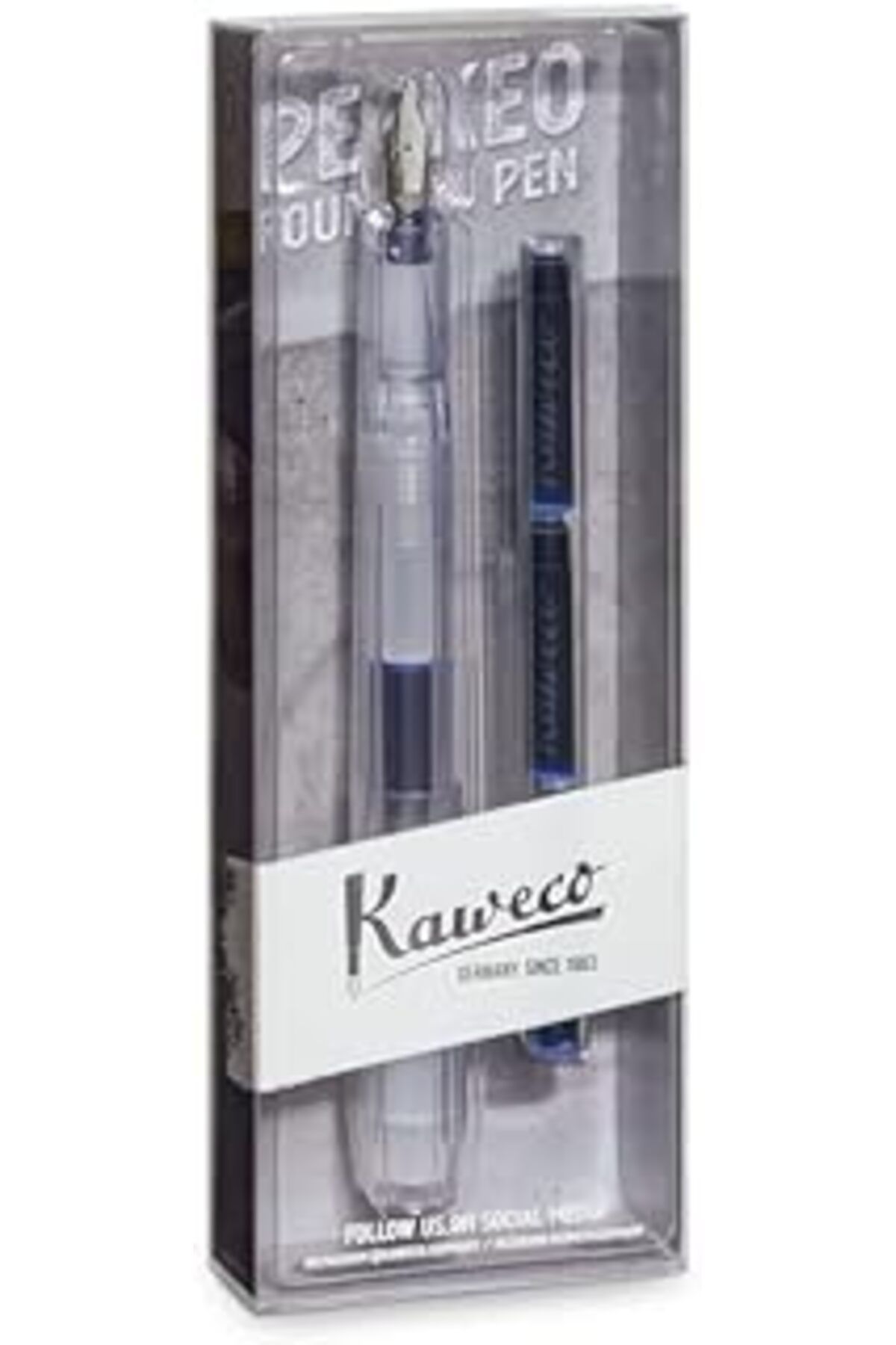 TBSProjects Kaweco 10002243 Perkeo Dolma Kalem Set Şeffaf M Uç