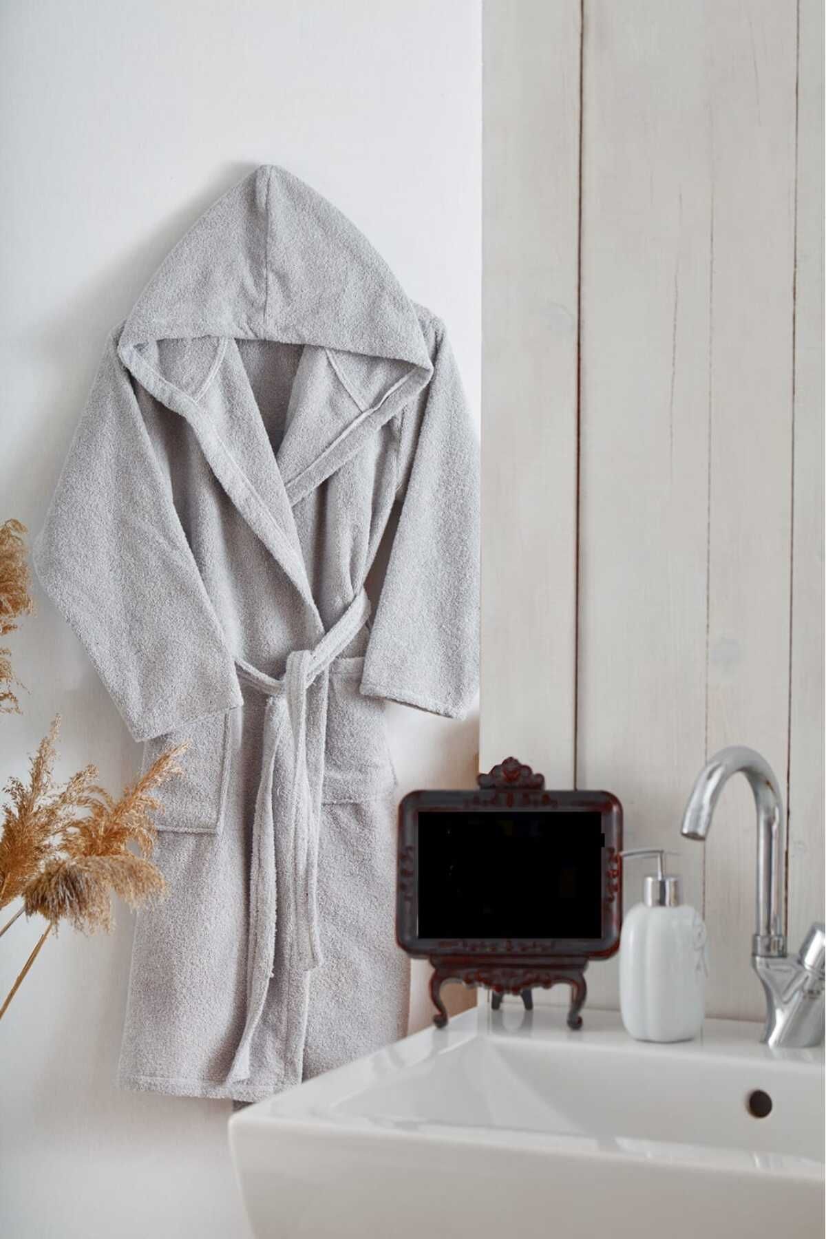 ARVEN HOME COLLECTİON PAMUKLU & YUMUŞAK DOKULU KAPŞONLU BEBEK BORNOZU