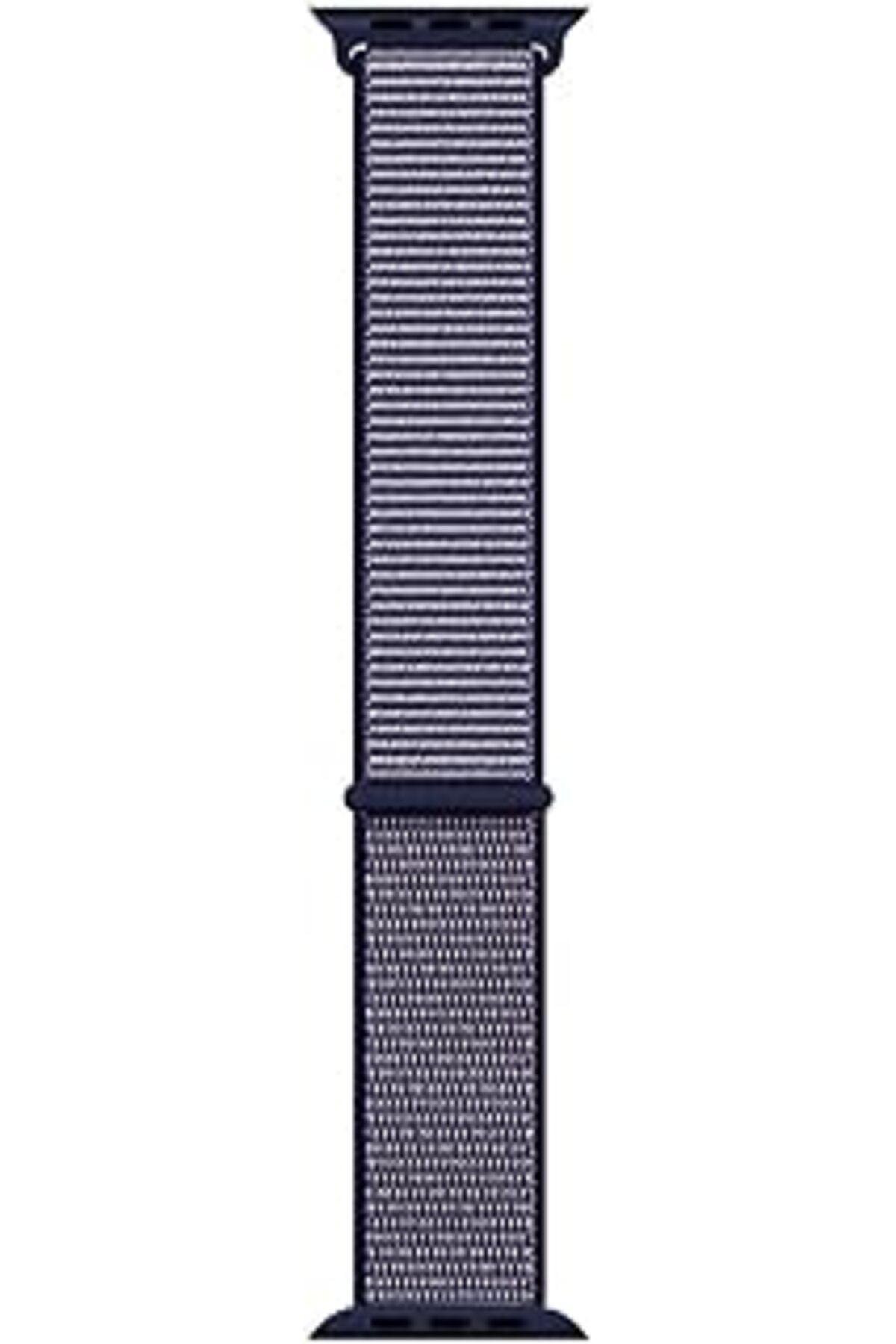 karadağsb Microsonic Apple Watch Series 8 45Mm Için Kordon Hasırlı Woven Sport İlmik Lacivert