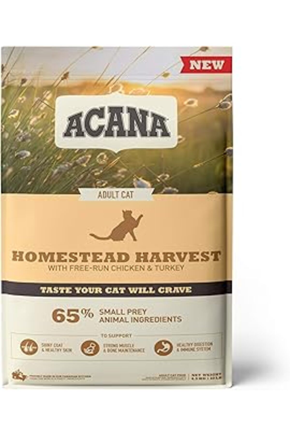 karadağsb Acana Homestead Harvest Yetişkin Kedi Maması 4,5Kg, Kuru, Serbest Dolaşan Tavuk Ve Hindi(Geri Iades