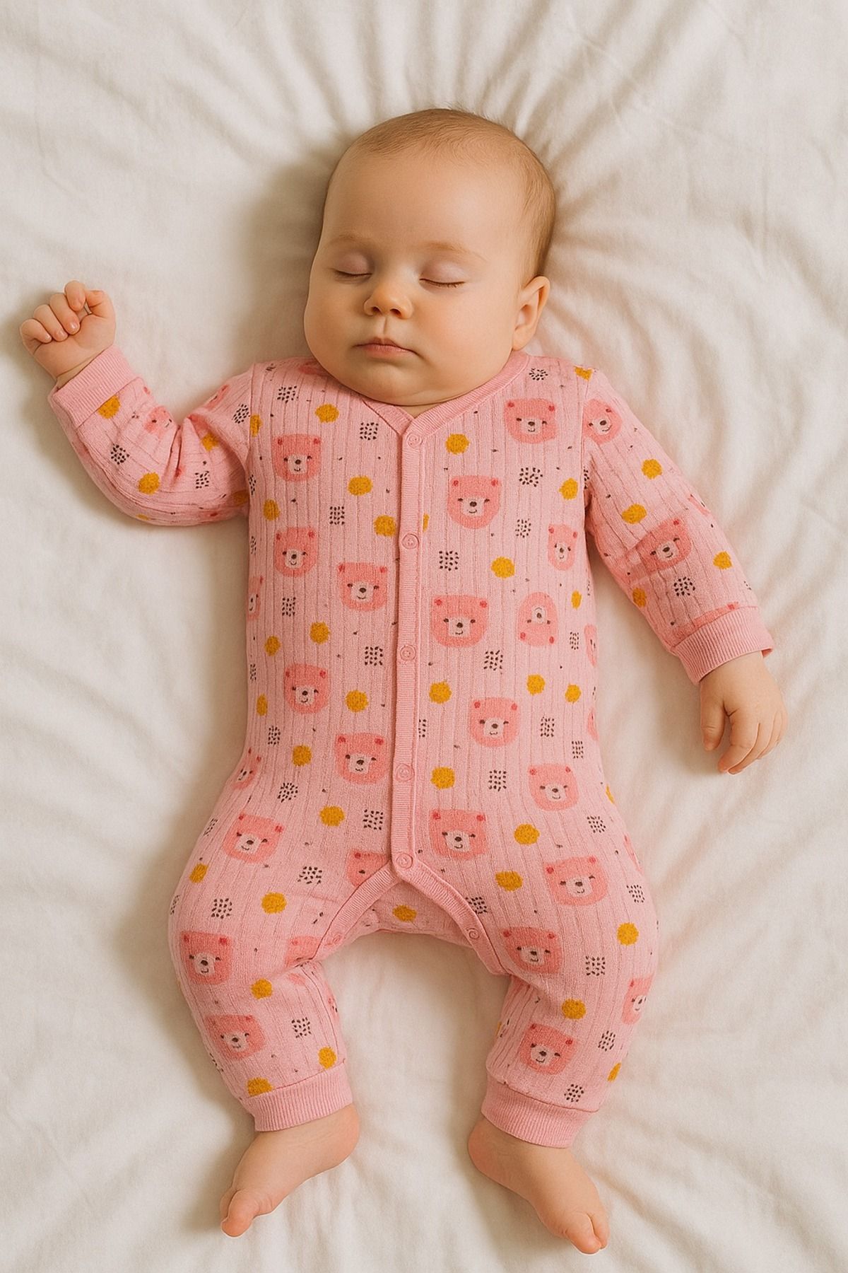 Fabble Kids Renkli Ayıcıklı Tulum