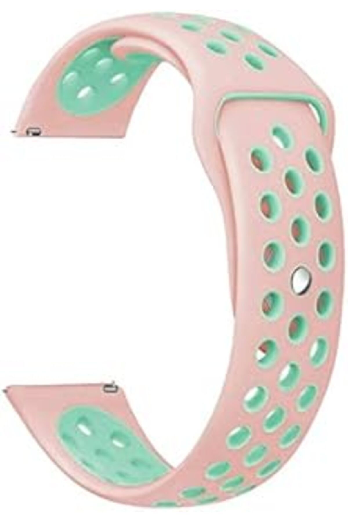 karadağsb Markacase Samsung Gear S3 Classic Frontier İçin Pembe Yeşil Spor Silikon Kordon
