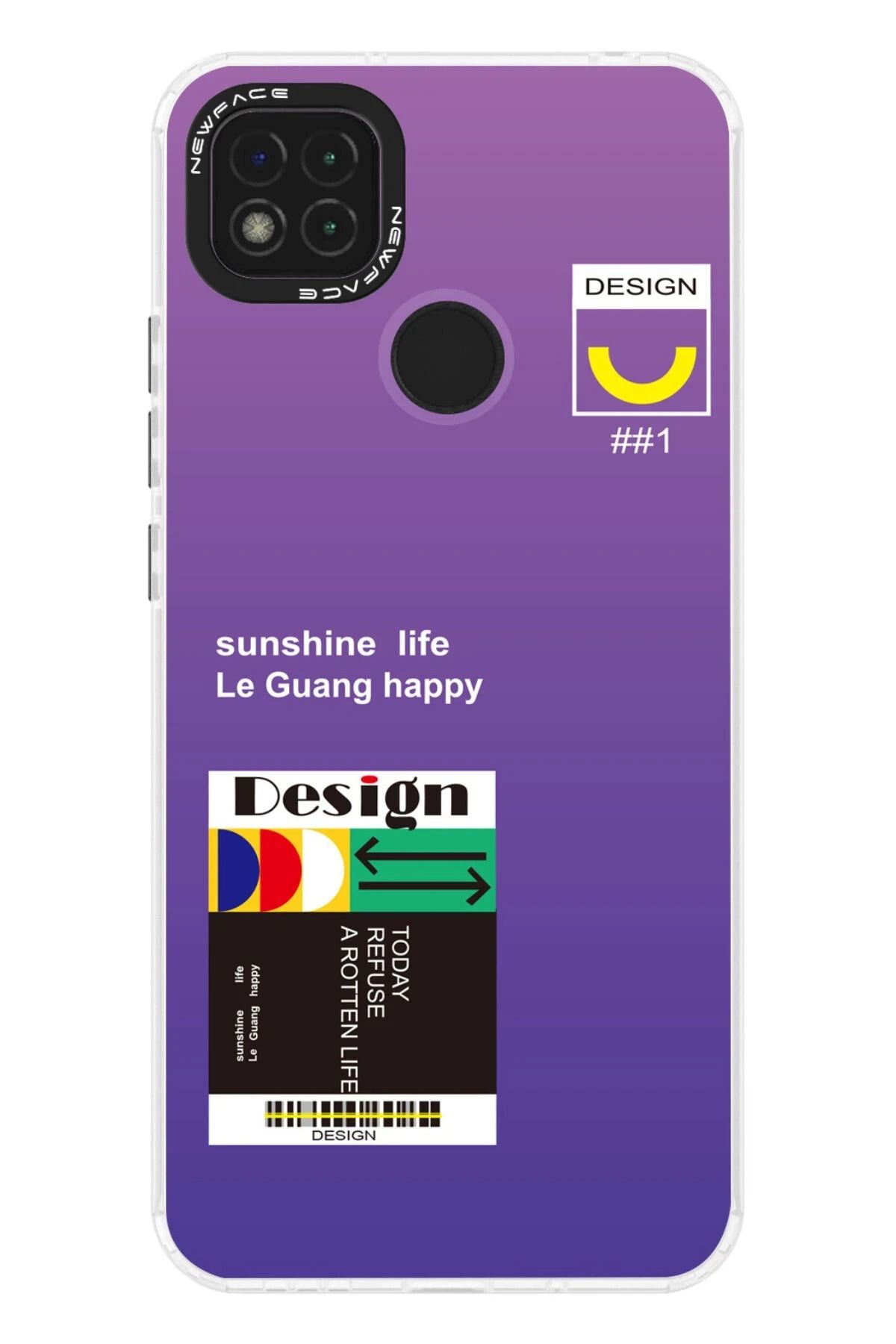 NewFace Xiaomi Redmi 9C Kılıf Estoril Desenli Kapak - Estoril - 4 FERRG