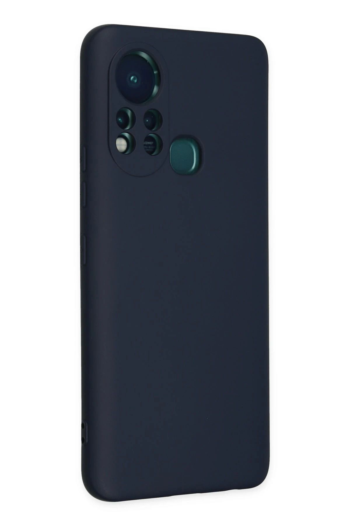 NewFace İnfinix Hot 11s Uyumlu Kılıf Nano içi Kadife Silikon - Lacivert HNZRN
