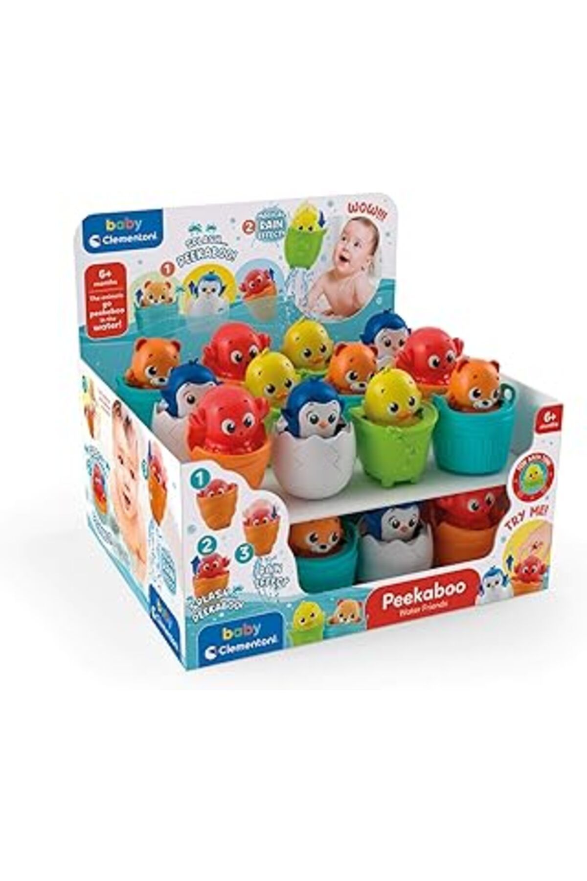 Mu Art Baby - Saklanan Su Arkadaşları Banyo Oyuncağı, Tekli
