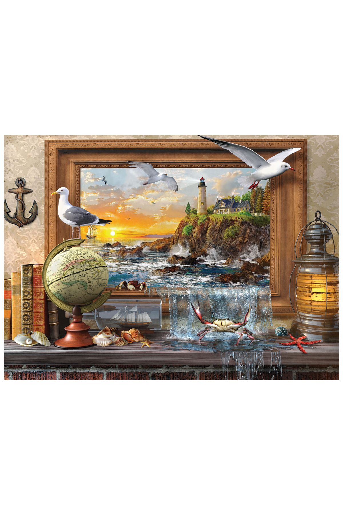 Anatolian Puzzle-أحجية الصور المقطوعة 1000 قطعة - تنتمي إلى البحر 1025 2